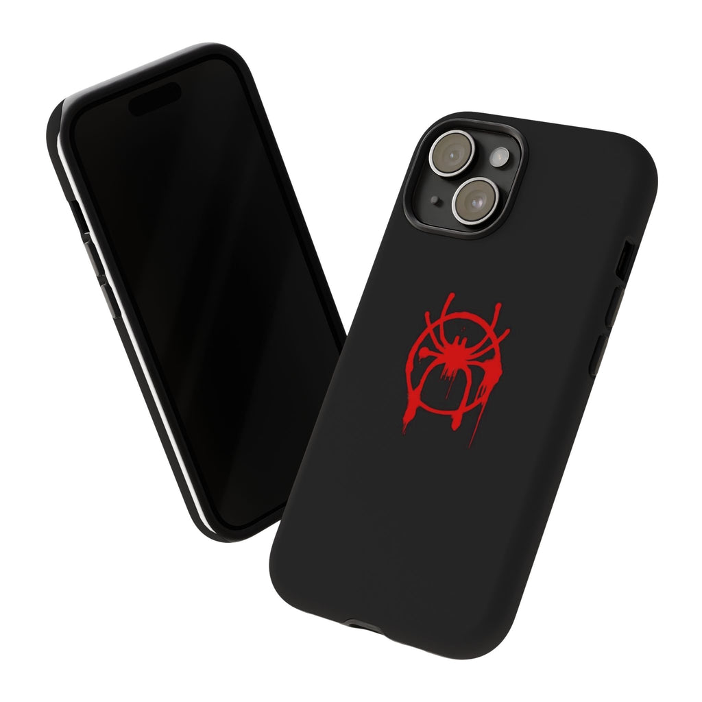 Red Spider Graphic Phone Case, Tough Phone Cover, Custom Mobile Protector, Stylish Gadget Accessory, Gift for Spider Fans