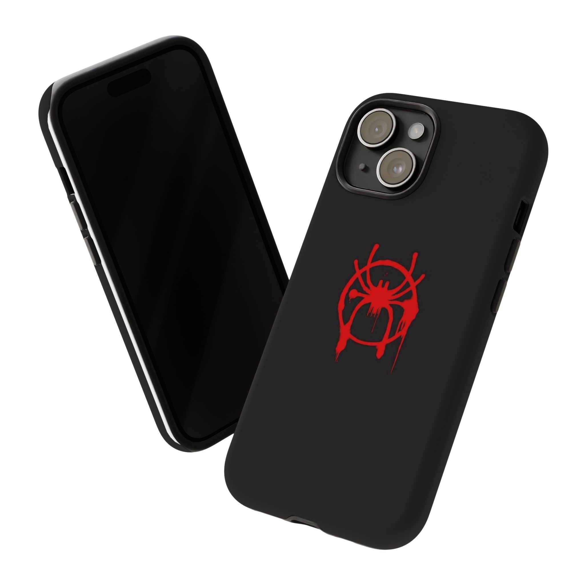 Red Spider Graphic Phone Case, Tough Phone Cover, Custom Mobile Protector, Stylish Gadget Accessory, Gift for Spider Fans