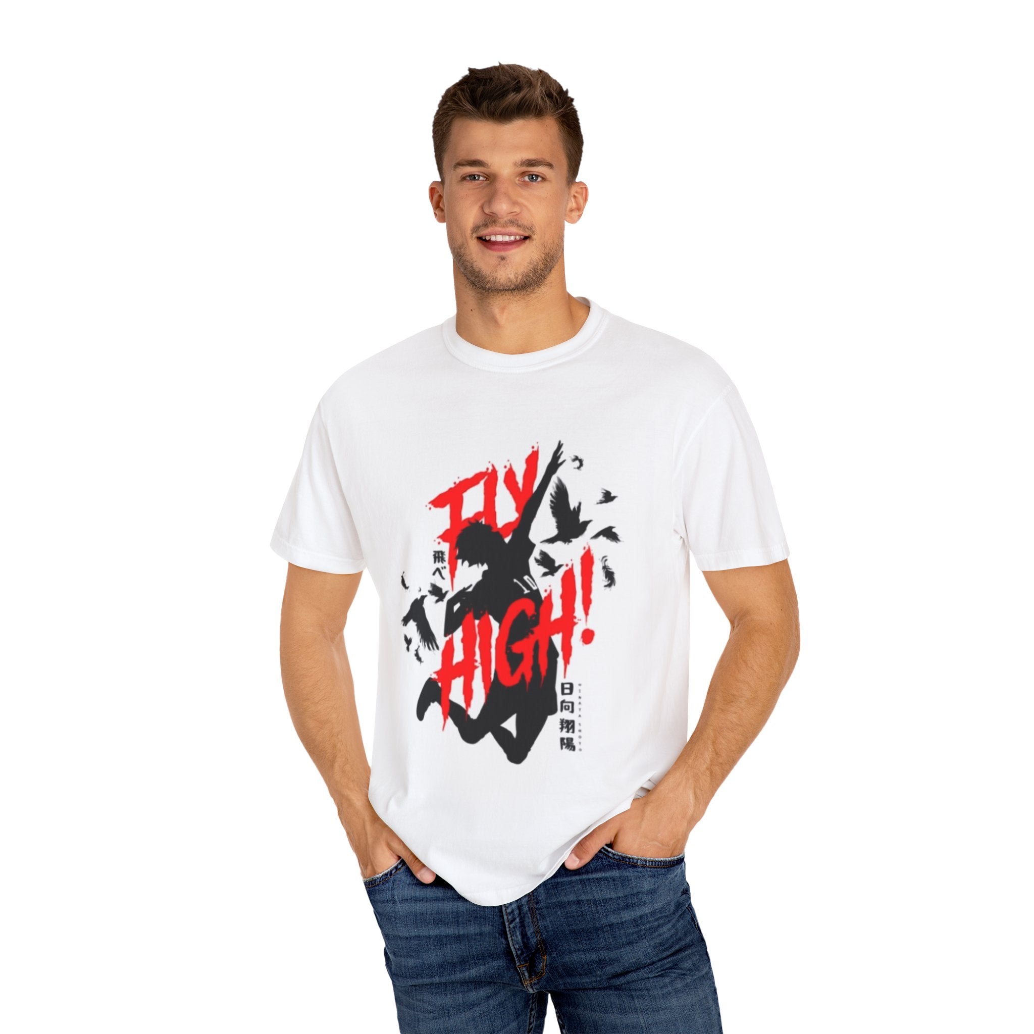Fly High Unisex T-Shirt, Motivational Tee, Casual Wear, Gift for Dreamers, Streetwear, Trendy Apparel