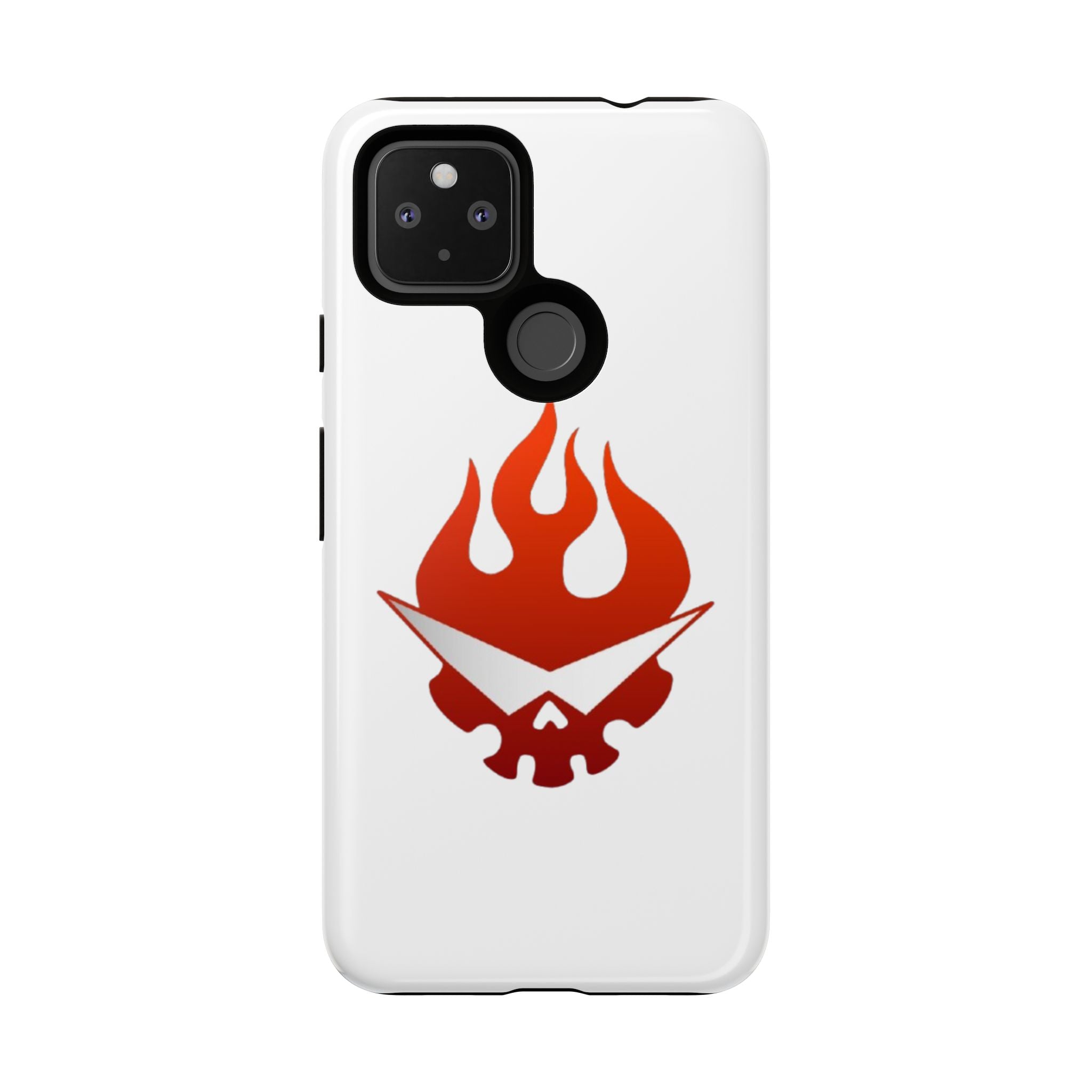 Bold Flame Phone Case, Tough Cases for Daily Protection, Stylish Accessories, Gift for Fire Lovers, Trendy Tech Gear