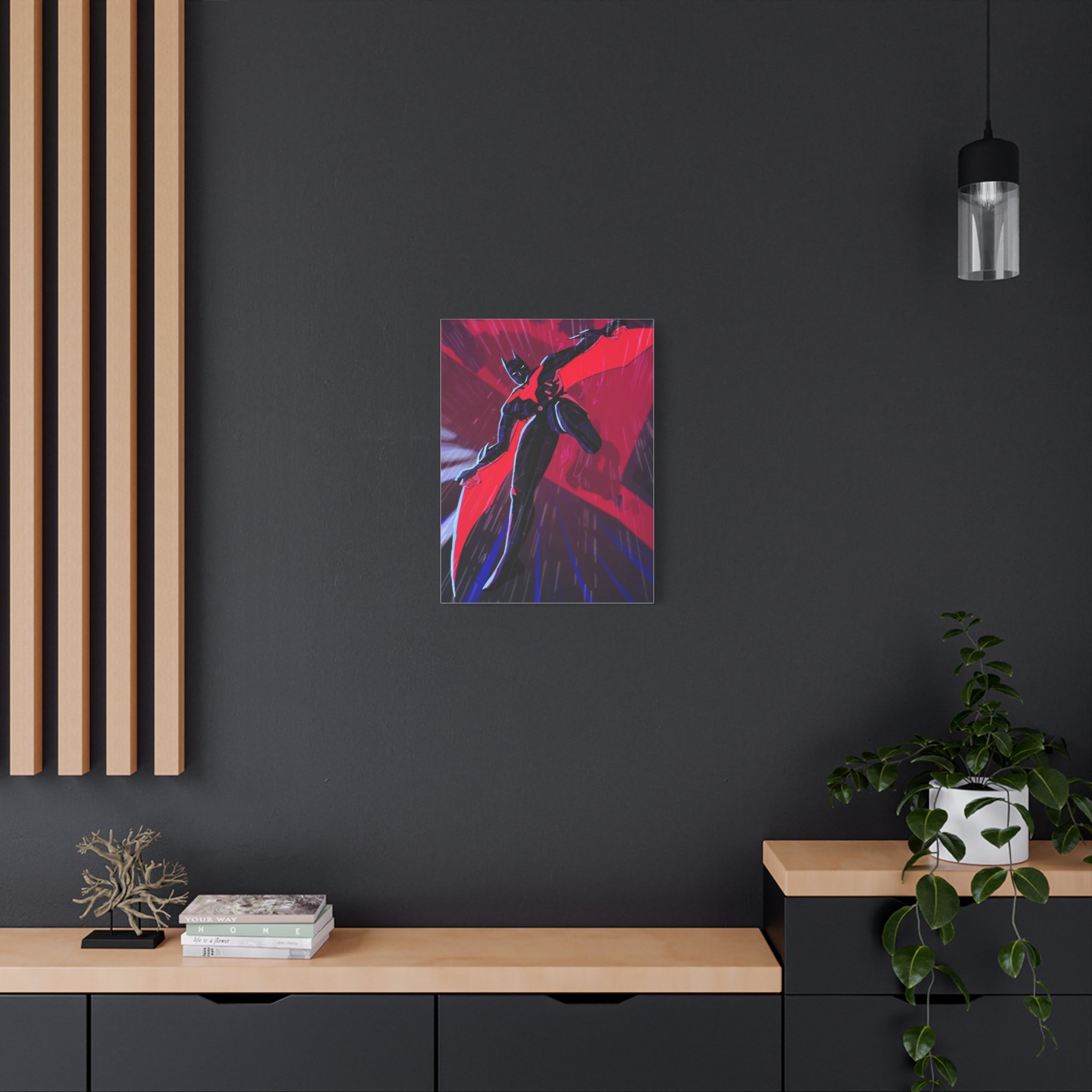 Stretched Canvas Art Print, Gothic Wall Decor, Perfect Gift for Art Lovers, Modern Bedroom Decor, Unique Home Wall Art, Gift for Her