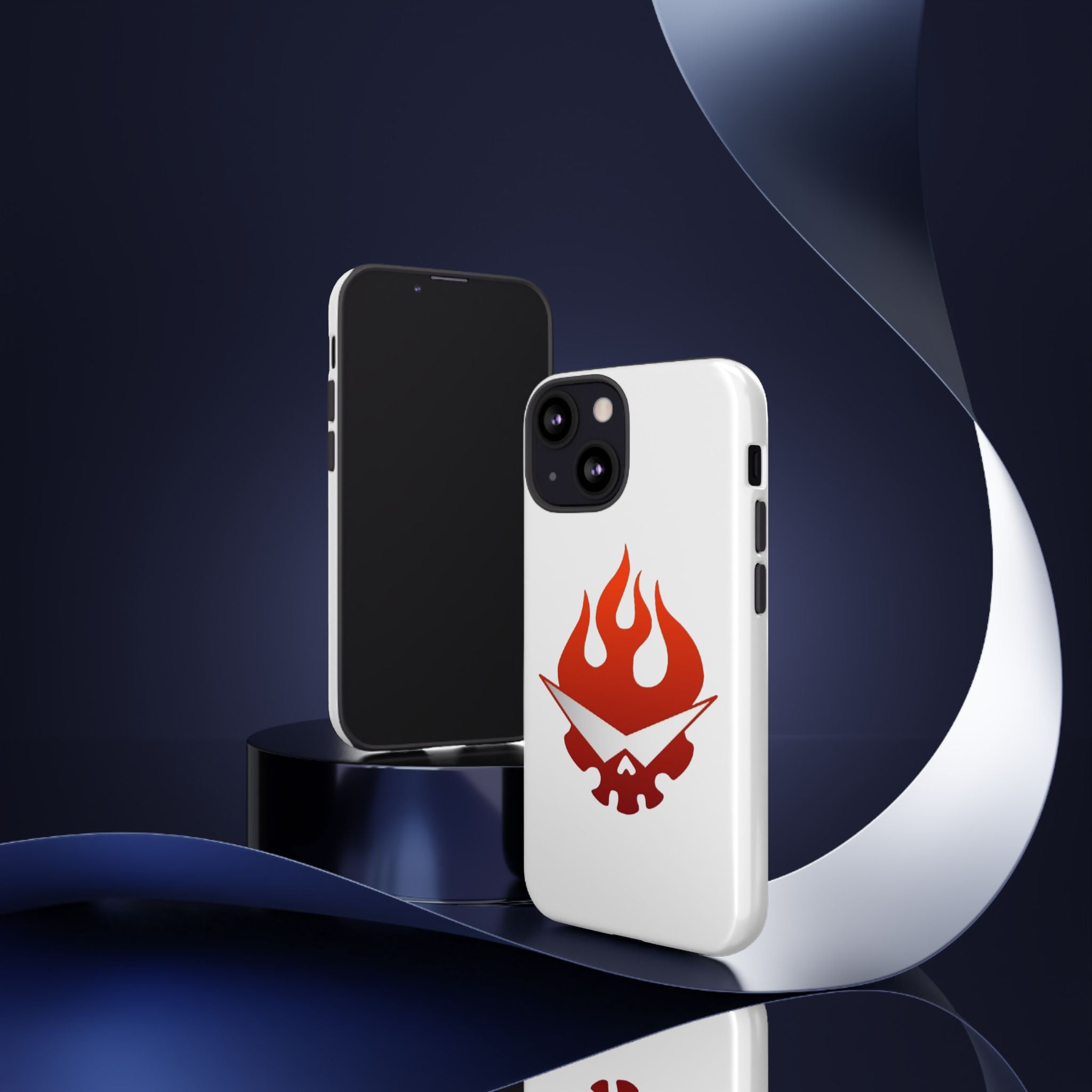 Bold Flame Phone Case, Tough Cases for Daily Protection, Stylish Accessories, Gift for Fire Lovers, Trendy Tech Gear