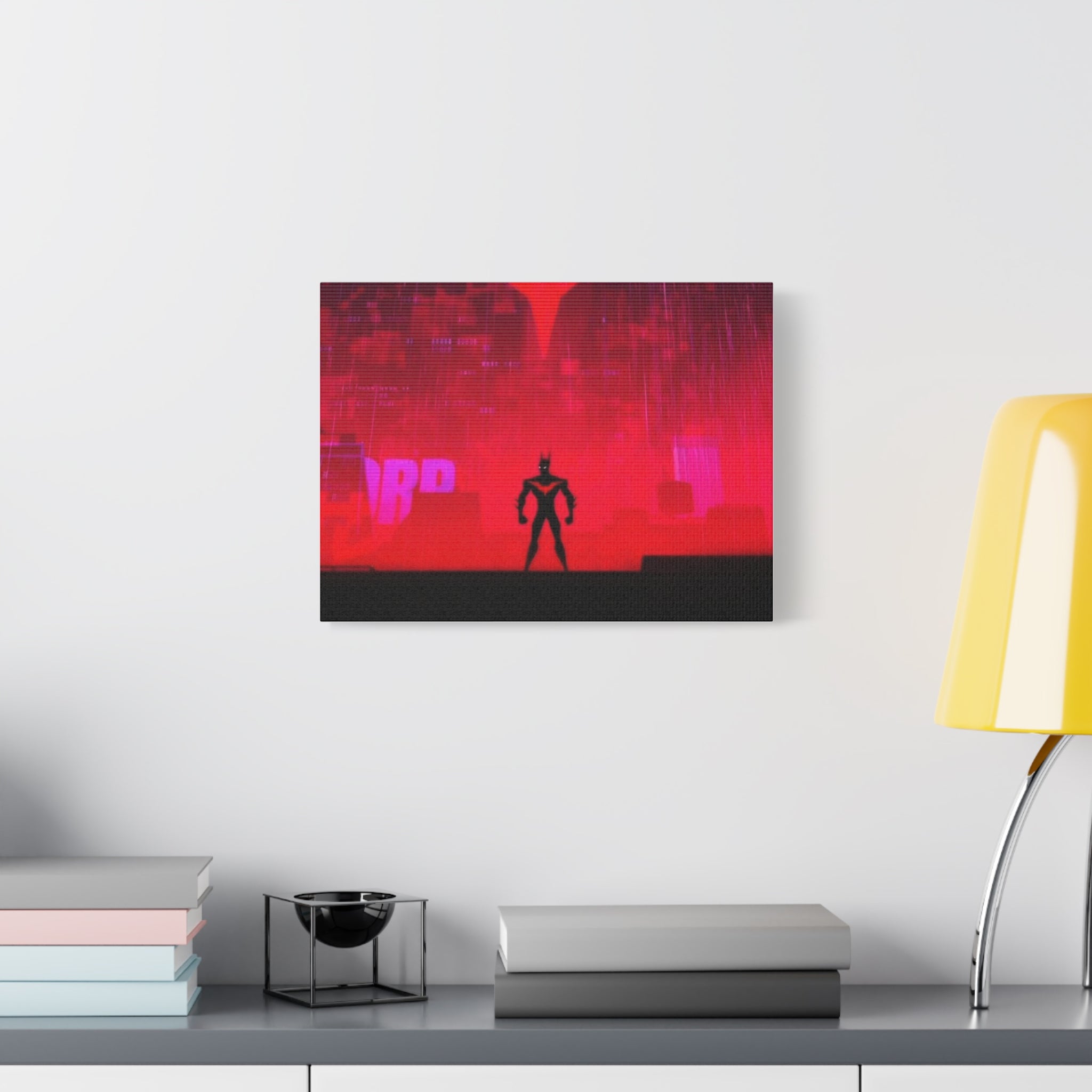 Vibrant Canvas Art Print, Wall Decor, Home Decor, Spider-Man Themed Artwork, 1.25" Stretched Canvas