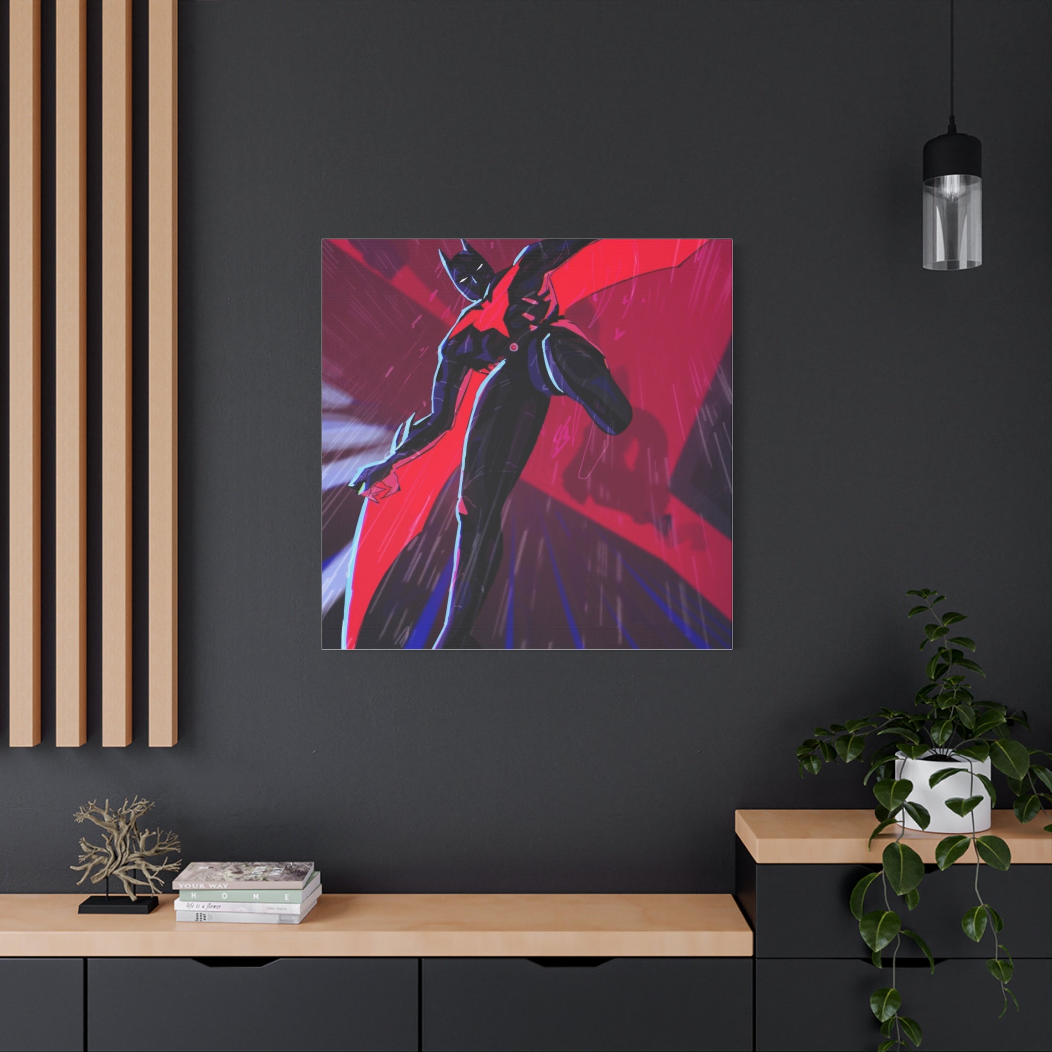 Stretched Canvas Art Print, Gothic Wall Decor, Perfect Gift for Art Lovers, Modern Bedroom Decor, Unique Home Wall Art, Gift for Her