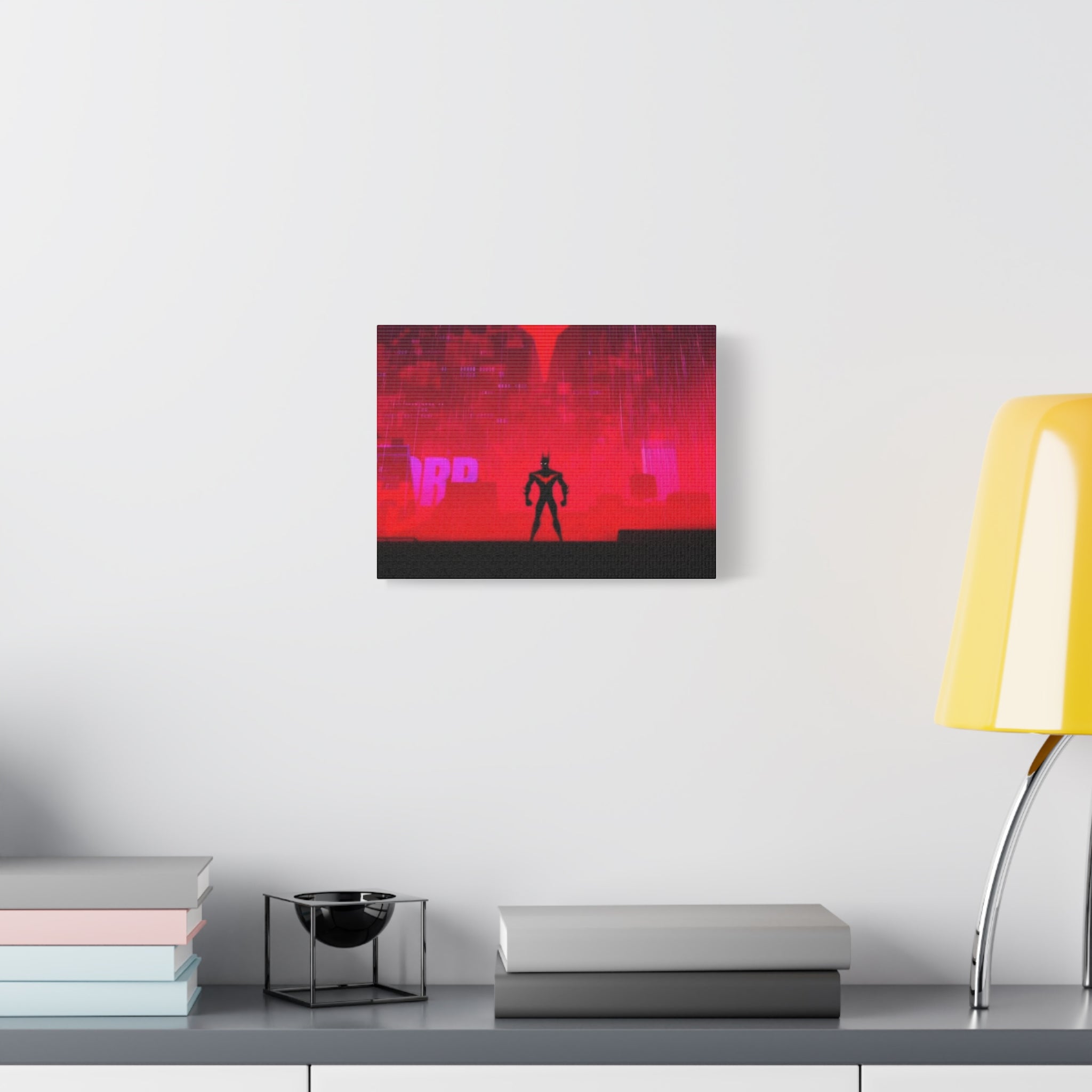 Vibrant Canvas Art Print, Wall Decor, Home Decor, Spider-Man Themed Artwork, 1.25" Stretched Canvas