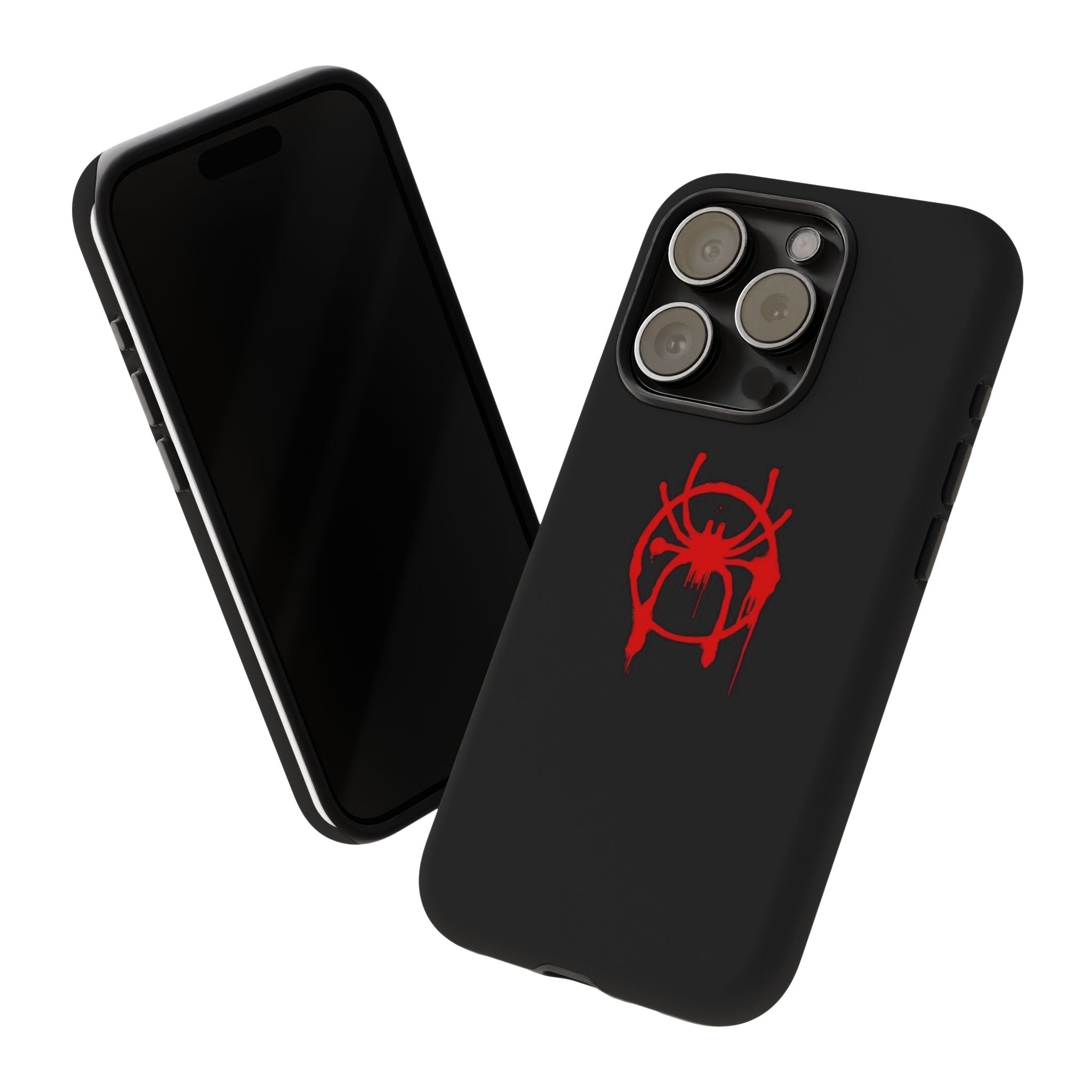 Red Spider Graphic Phone Case, Tough Phone Cover, Custom Mobile Protector, Stylish Gadget Accessory, Gift for Spider Fans