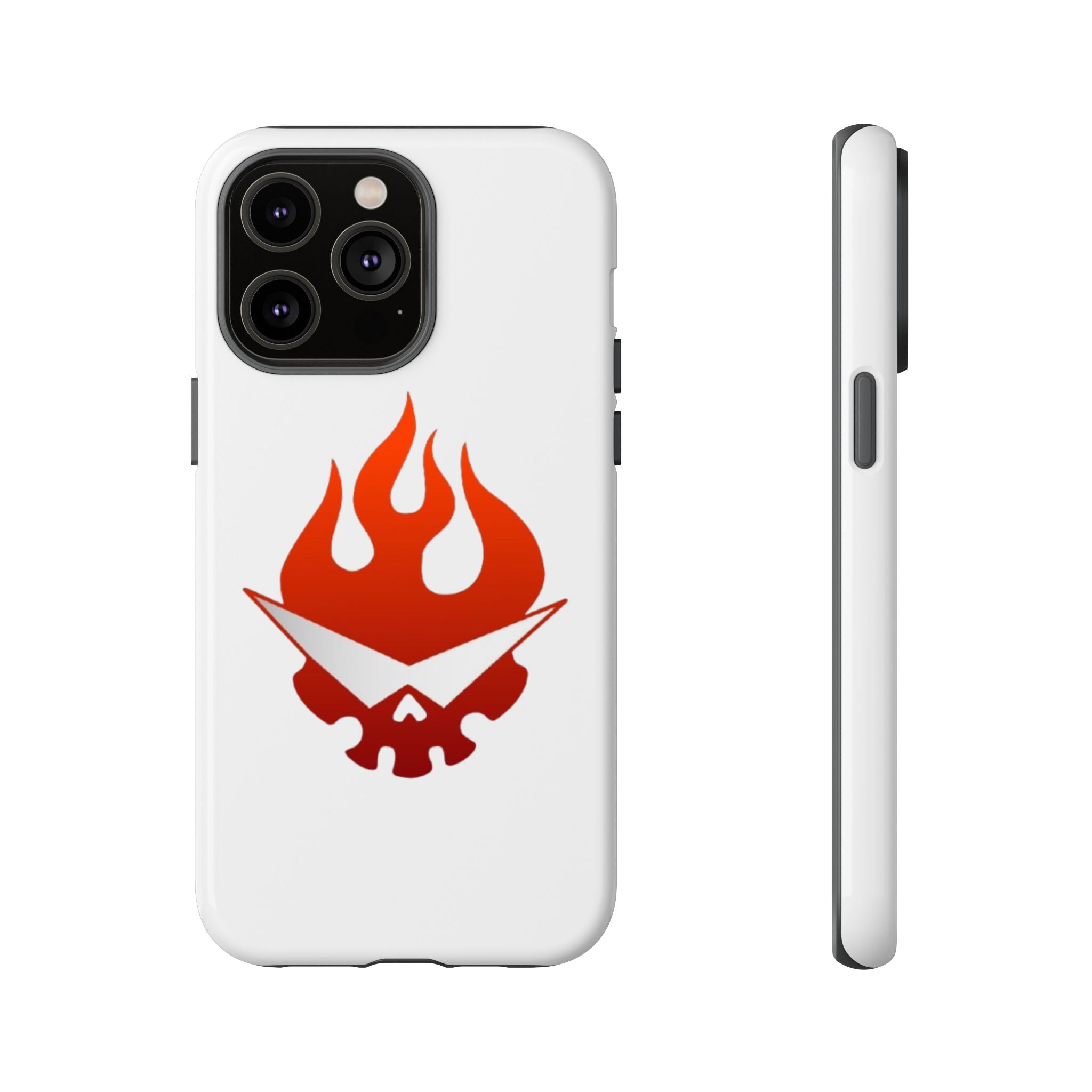 Bold Flame Phone Case, Tough Cases for Daily Protection, Stylish Accessories, Gift for Fire Lovers, Trendy Tech Gear
