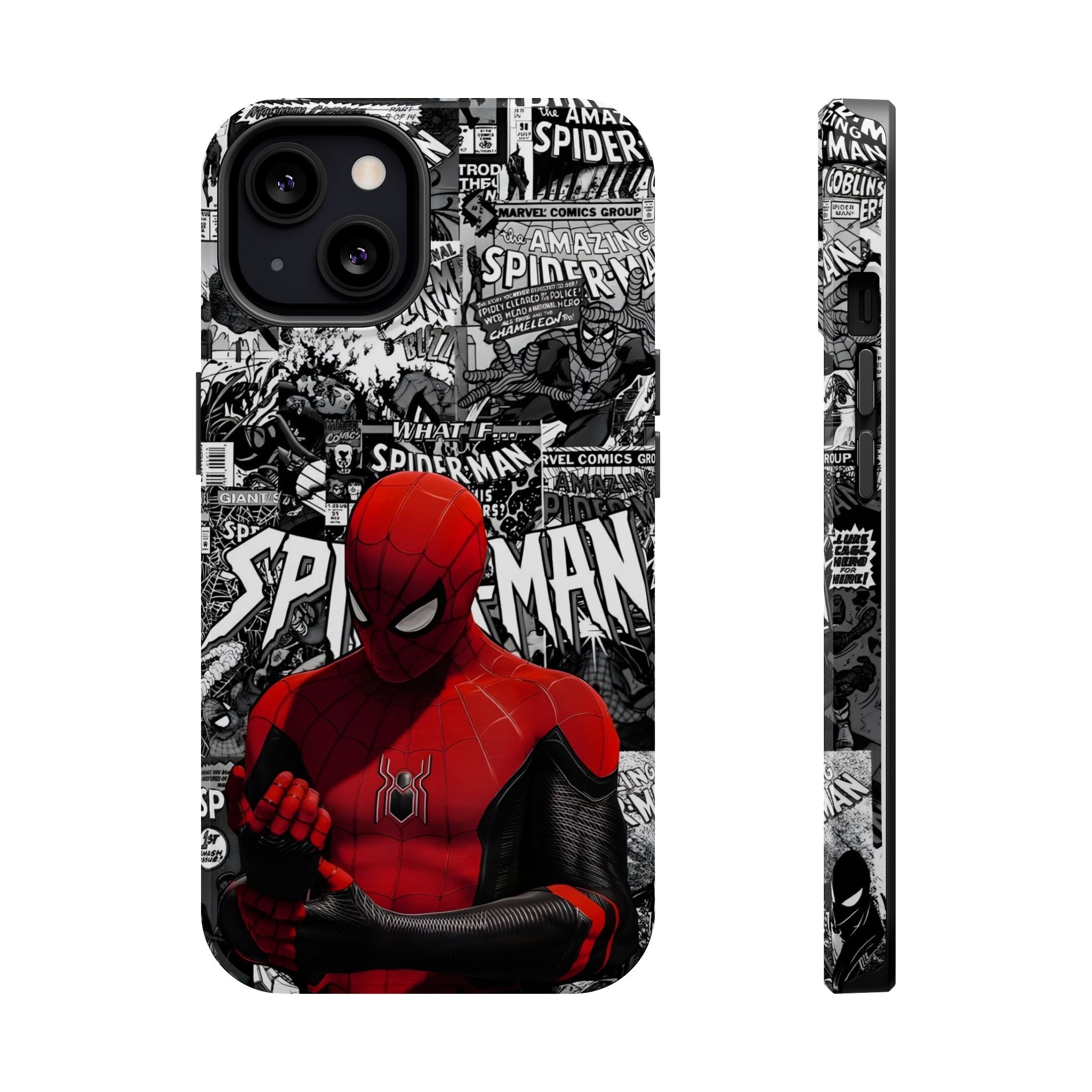 Spider-Man Magnetic Tough Case, Superhero Phone Cover, Gifts for Comic Book Fans, Durable Phone Protection, Kids and Adult Accessories