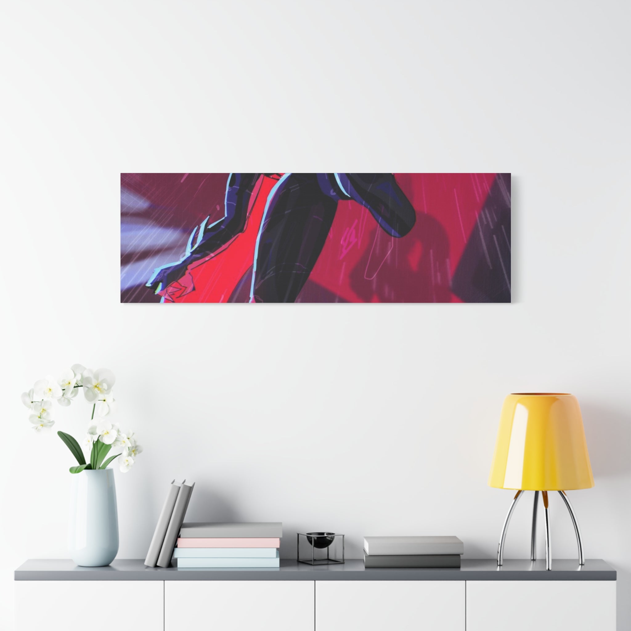Stretched Canvas Art Print, Gothic Wall Decor, Perfect Gift for Art Lovers, Modern Bedroom Decor, Unique Home Wall Art, Gift for Her