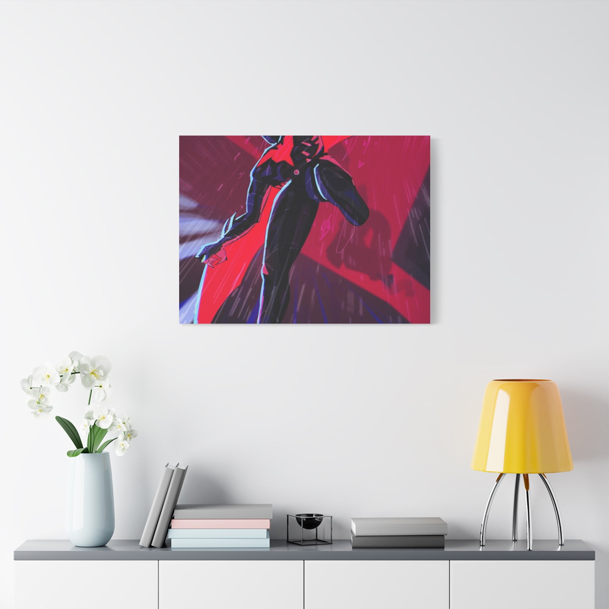 Stretched Canvas Art Print, Gothic Wall Decor, Perfect Gift for Art Lovers, Modern Bedroom Decor, Unique Home Wall Art, Gift for Her