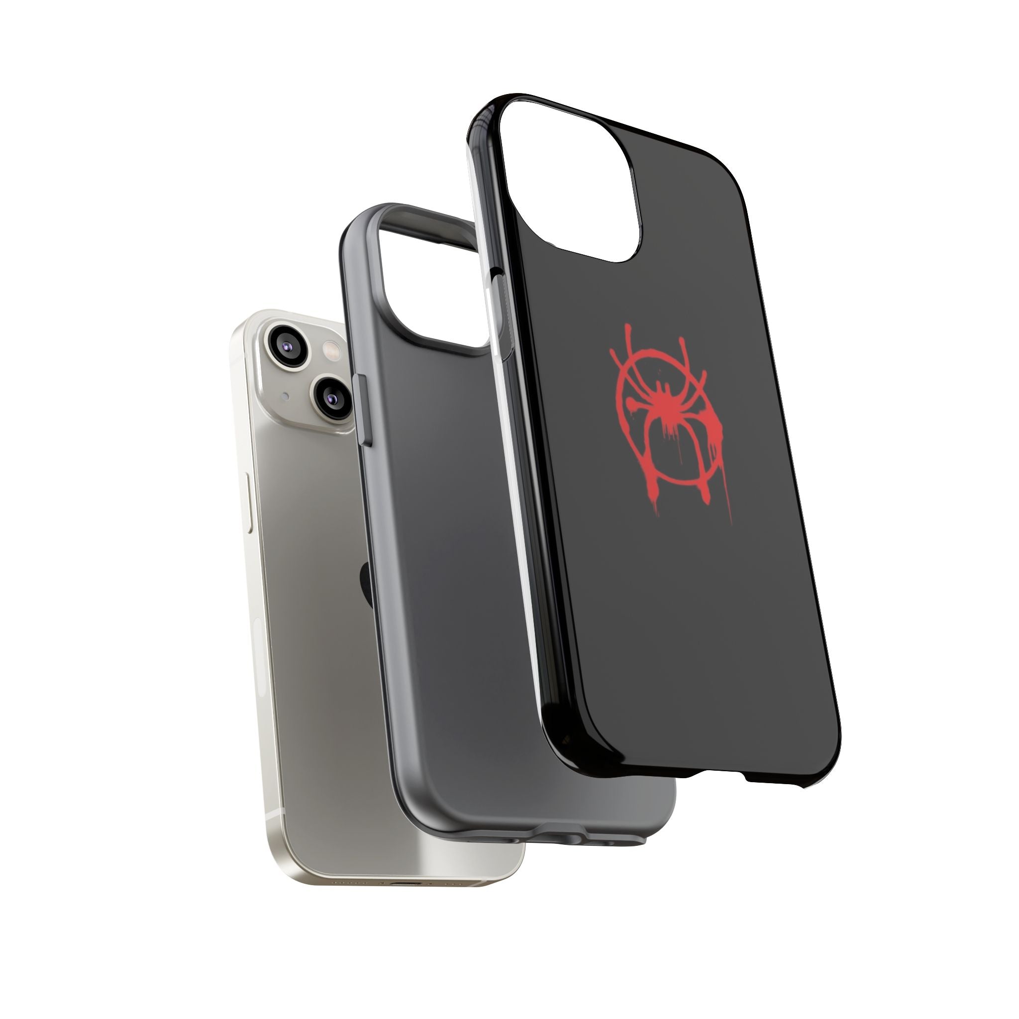 Red Spider Graphic Phone Case, Tough Phone Cover, Custom Mobile Protector, Stylish Gadget Accessory, Gift for Spider Fans