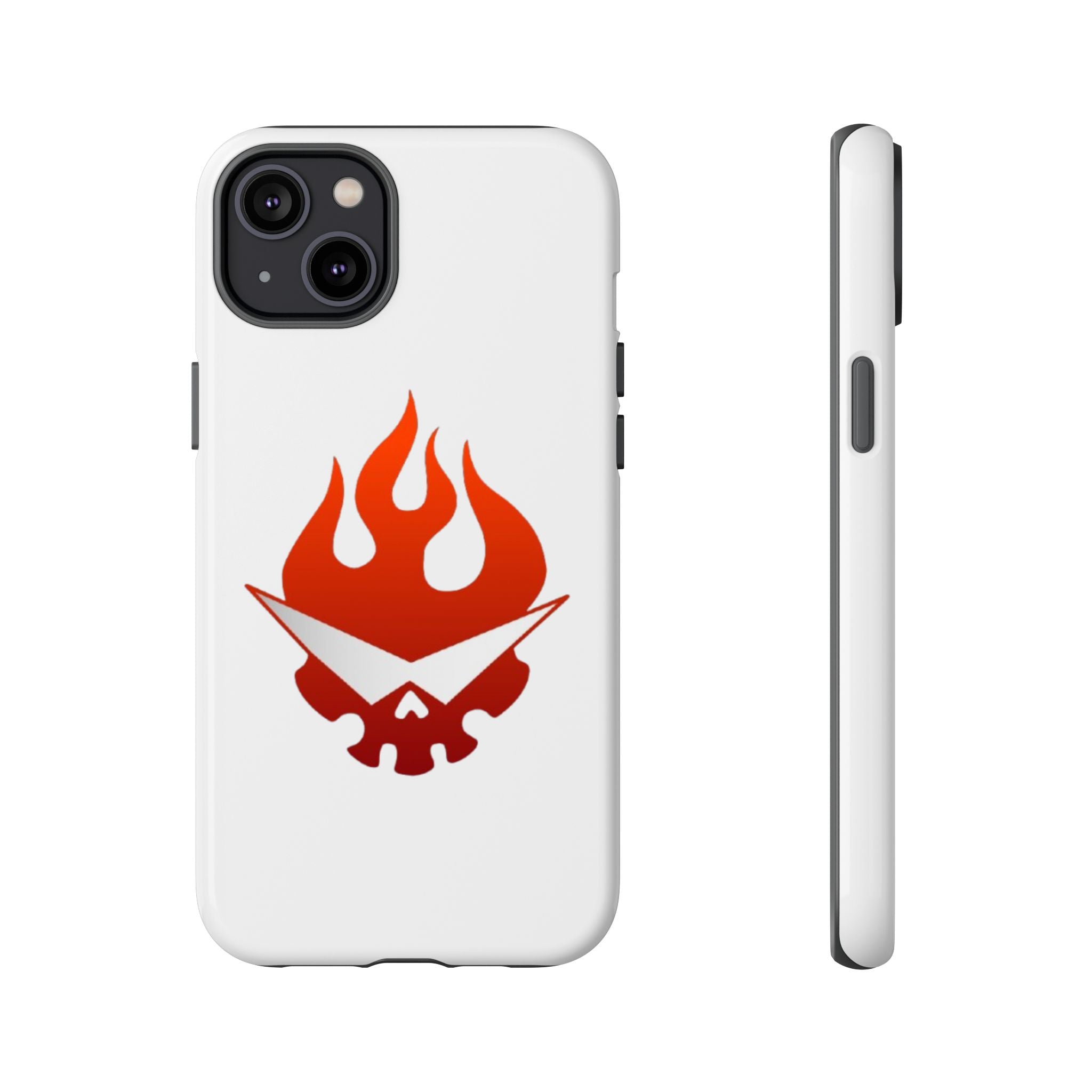 Bold Flame Phone Case, Tough Cases for Daily Protection, Stylish Accessories, Gift for Fire Lovers, Trendy Tech Gear