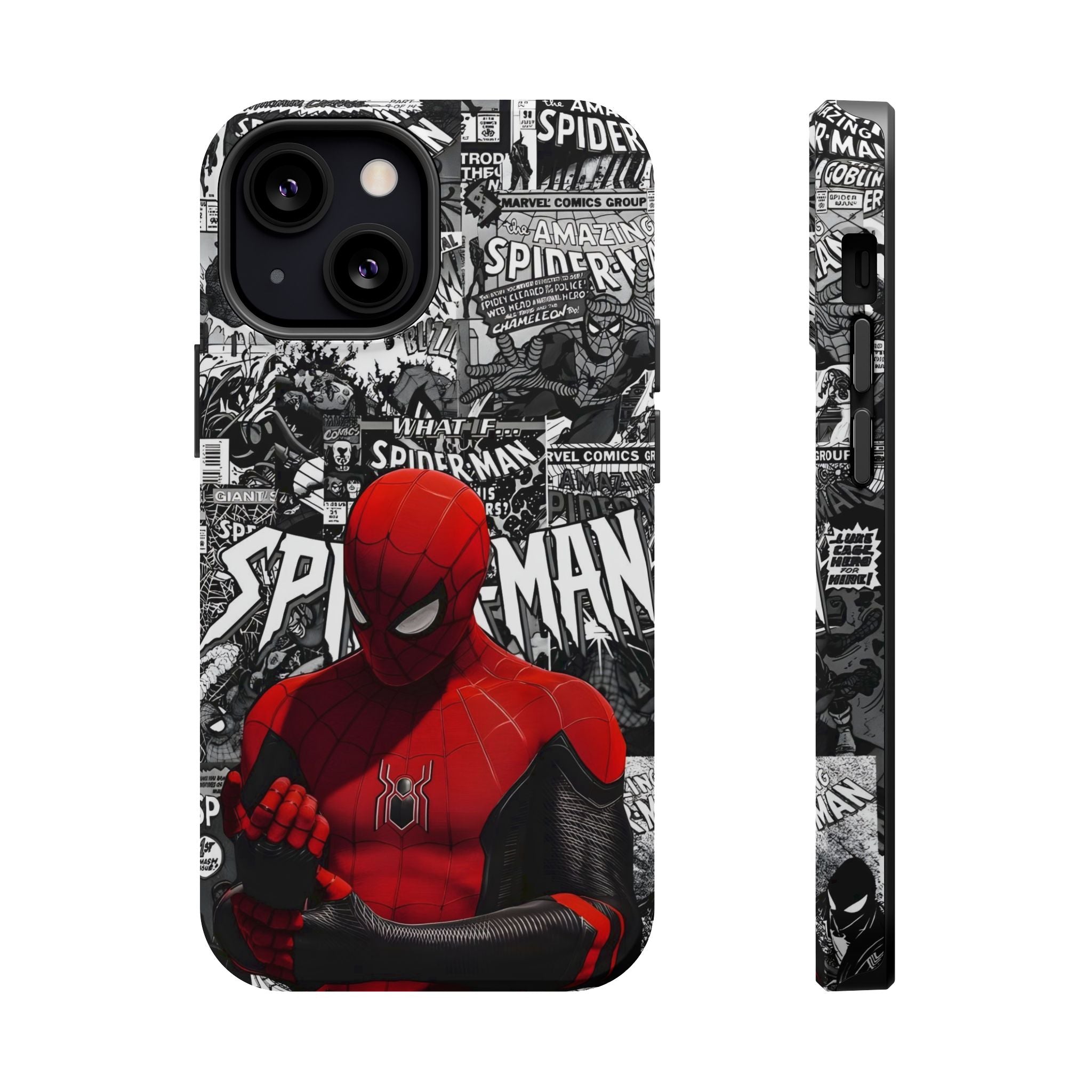 Spider-Man Magnetic Tough Case, Superhero Phone Cover, Gifts for Comic Book Fans, Durable Phone Protection, Kids and Adult Accessories
