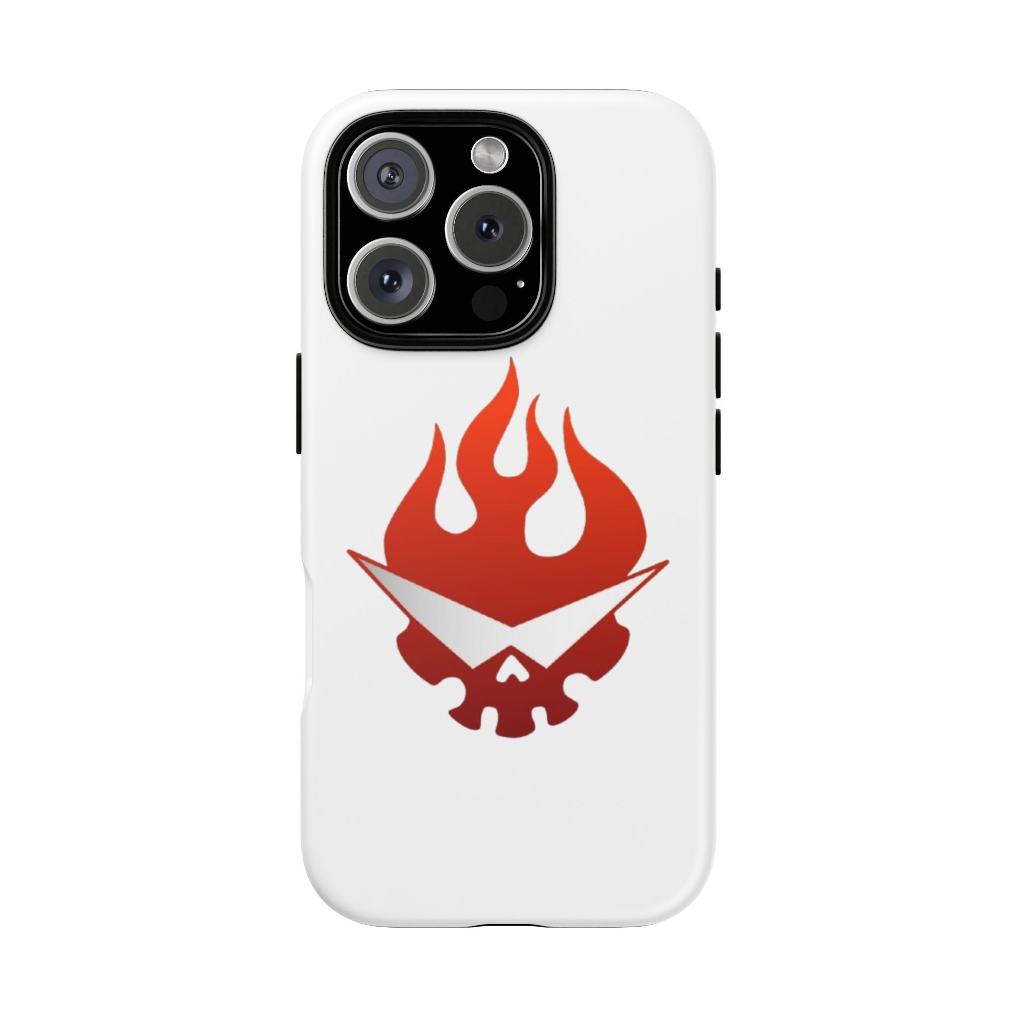 Bold Flame Phone Case, Tough Cases for Daily Protection, Stylish Accessories, Gift for Fire Lovers, Trendy Tech Gear