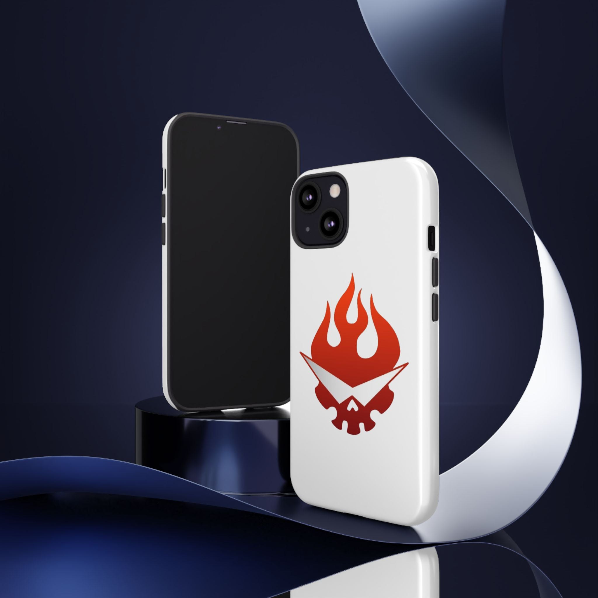 Bold Flame Phone Case, Tough Cases for Daily Protection, Stylish Accessories, Gift for Fire Lovers, Trendy Tech Gear