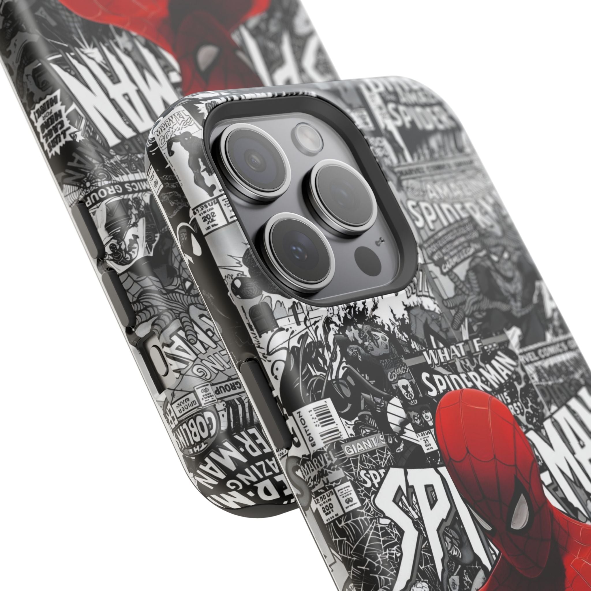 Spider-Man Magnetic Tough Case, Superhero Phone Cover, Gifts for Comic Book Fans, Durable Phone Protection, Kids and Adult Accessories