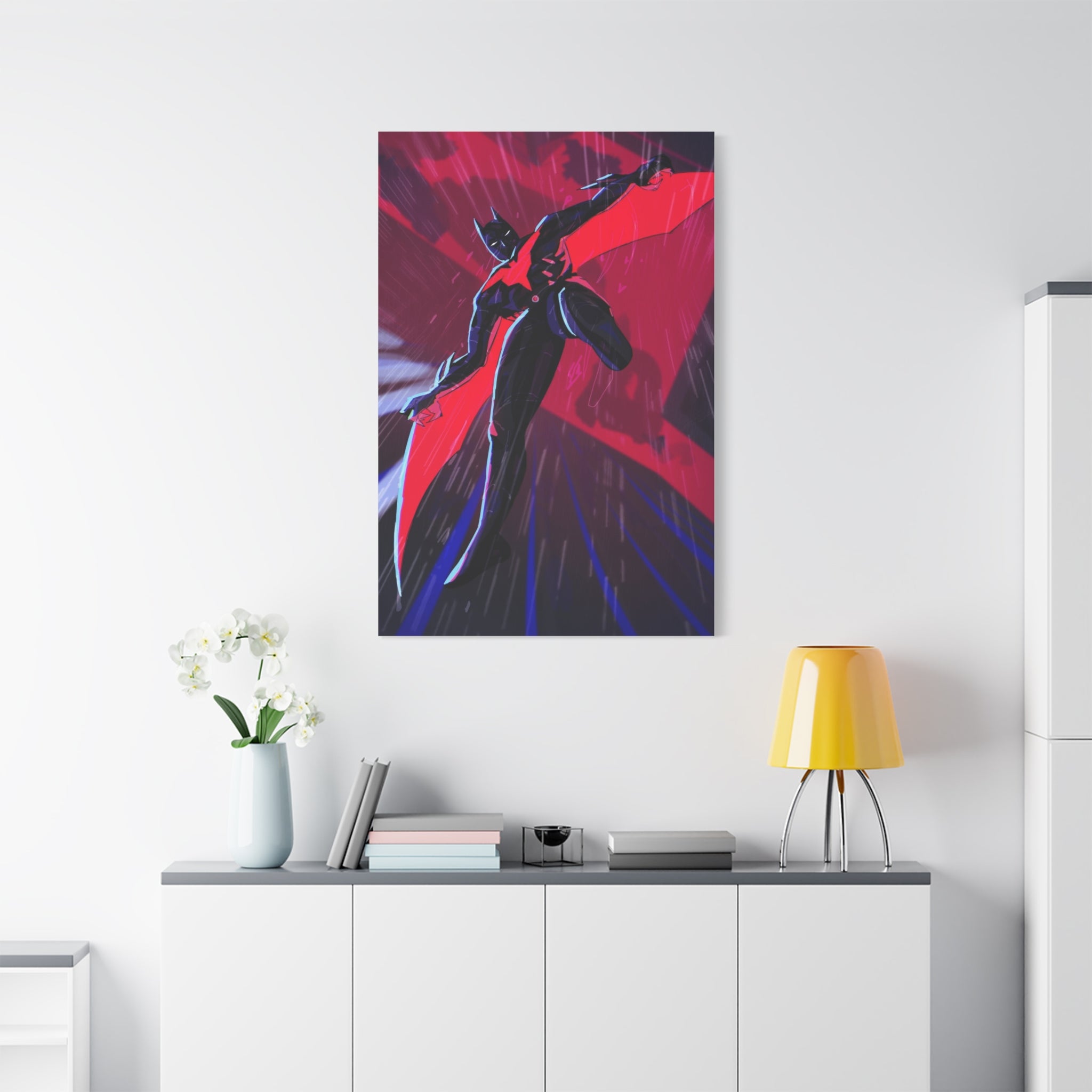 Stretched Canvas Art Print, Gothic Wall Decor, Perfect Gift for Art Lovers, Modern Bedroom Decor, Unique Home Wall Art, Gift for Her