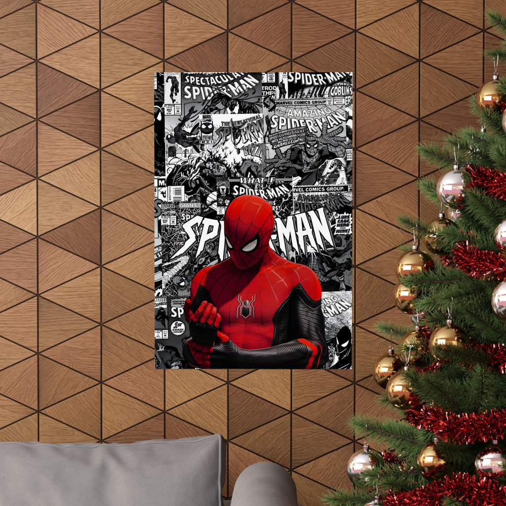 Spiderman Matte Vertical Posters | Comic Wall Art, Kids Room Decor, Superhero Print, Gift for Marvel Fans, Unique Home Decoration