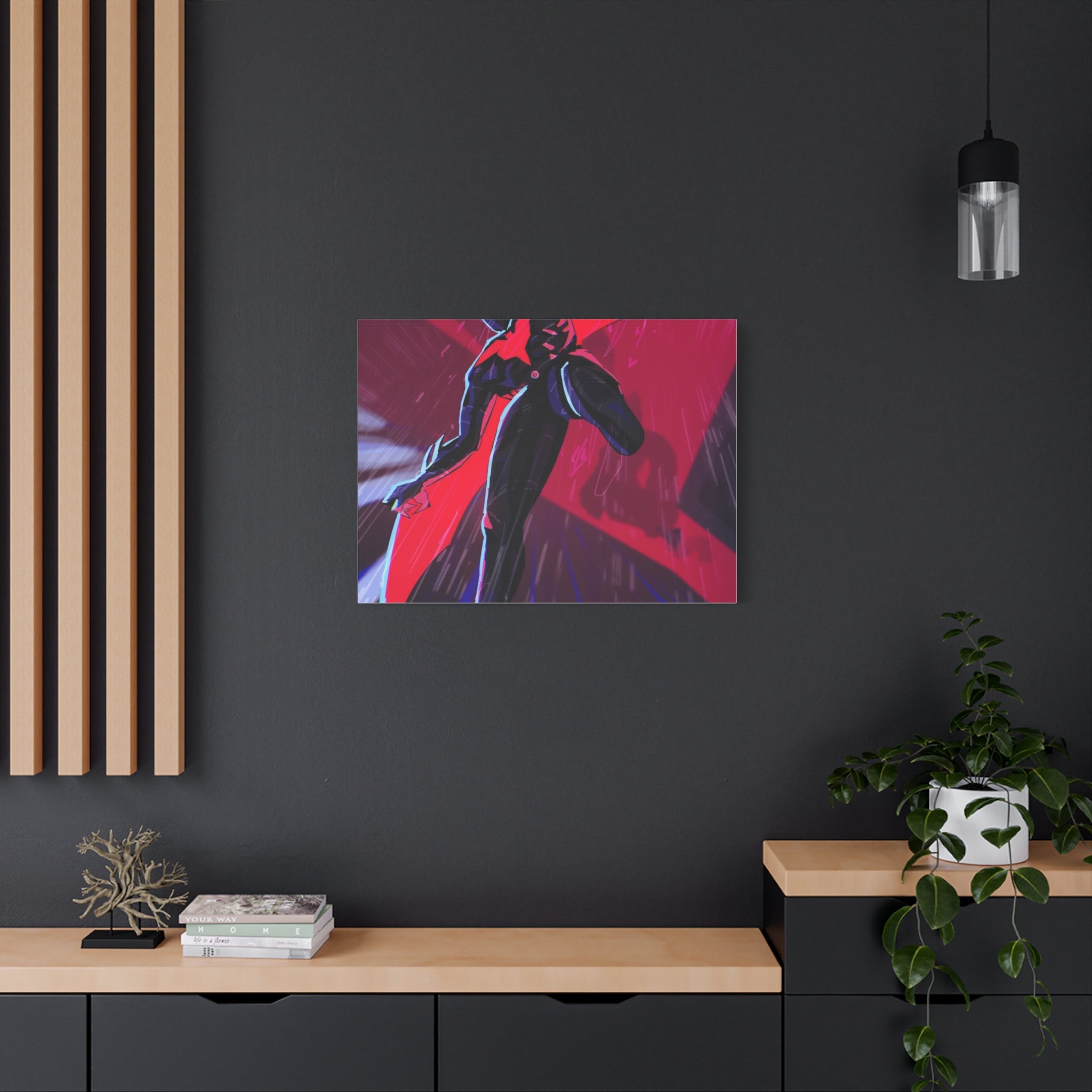 Stretched Canvas Art Print, Gothic Wall Decor, Perfect Gift for Art Lovers, Modern Bedroom Decor, Unique Home Wall Art, Gift for Her
