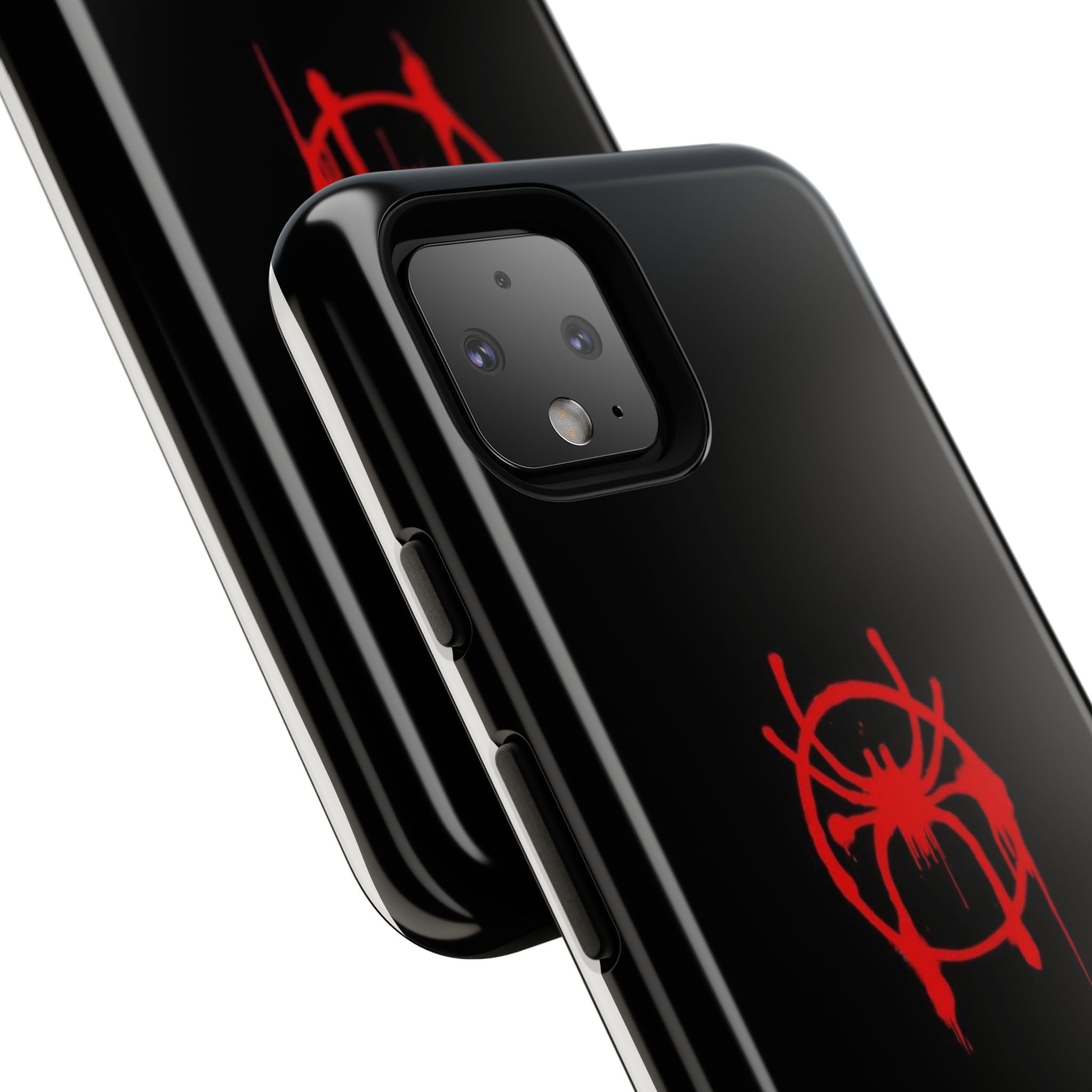 Red Spider Graphic Phone Case, Tough Phone Cover, Custom Mobile Protector, Stylish Gadget Accessory, Gift for Spider Fans