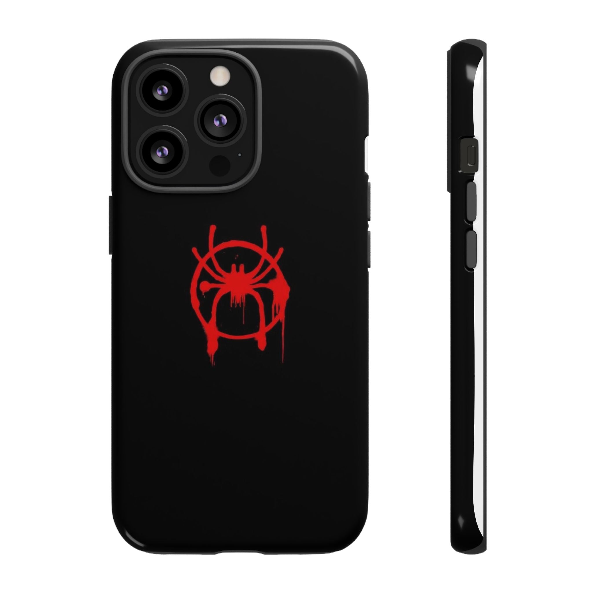 Red Spider Graphic Phone Case, Tough Phone Cover, Custom Mobile Protector, Stylish Gadget Accessory, Gift for Spider Fans