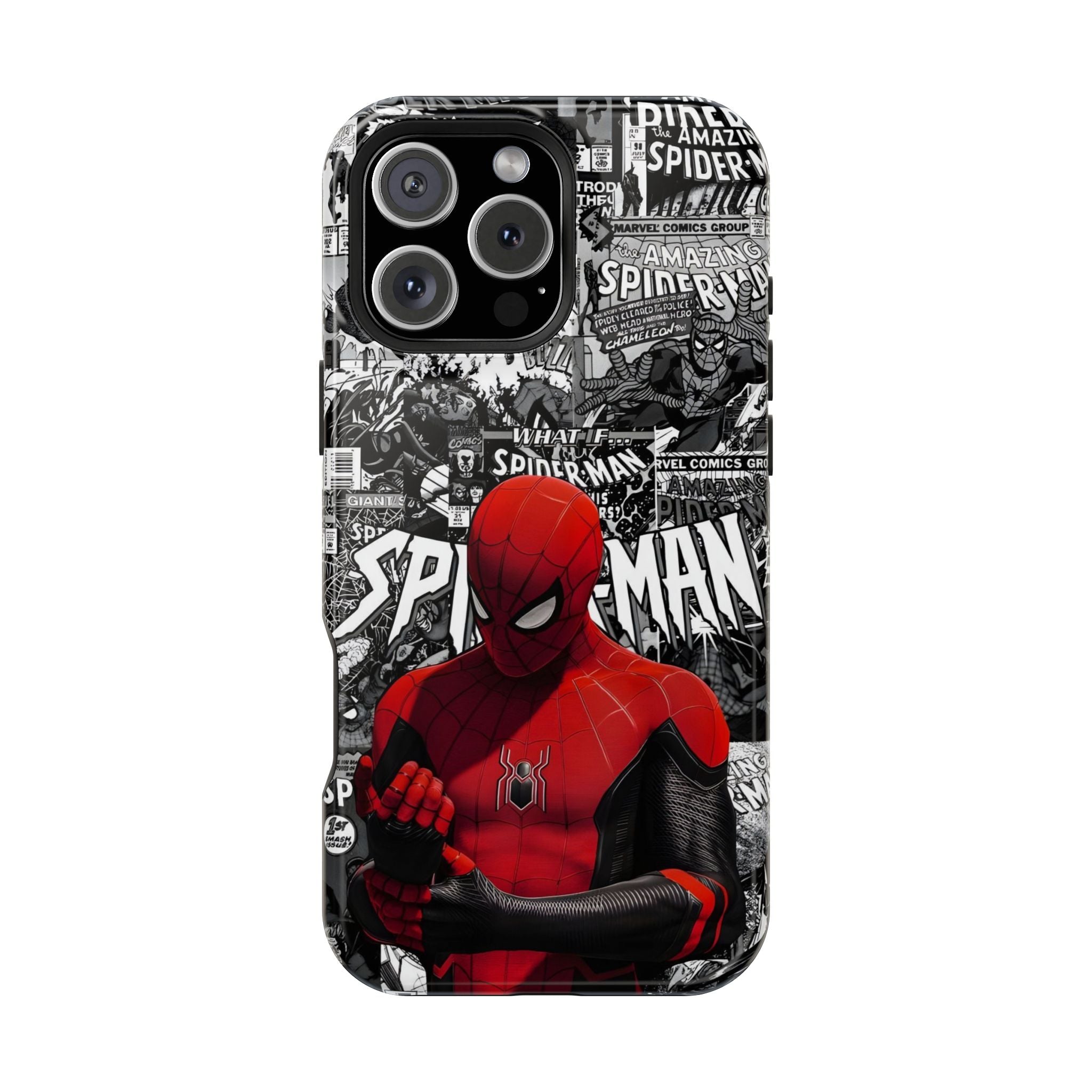 Spider-Man Magnetic Tough Case, Superhero Phone Cover, Gifts for Comic Book Fans, Durable Phone Protection, Kids and Adult Accessories