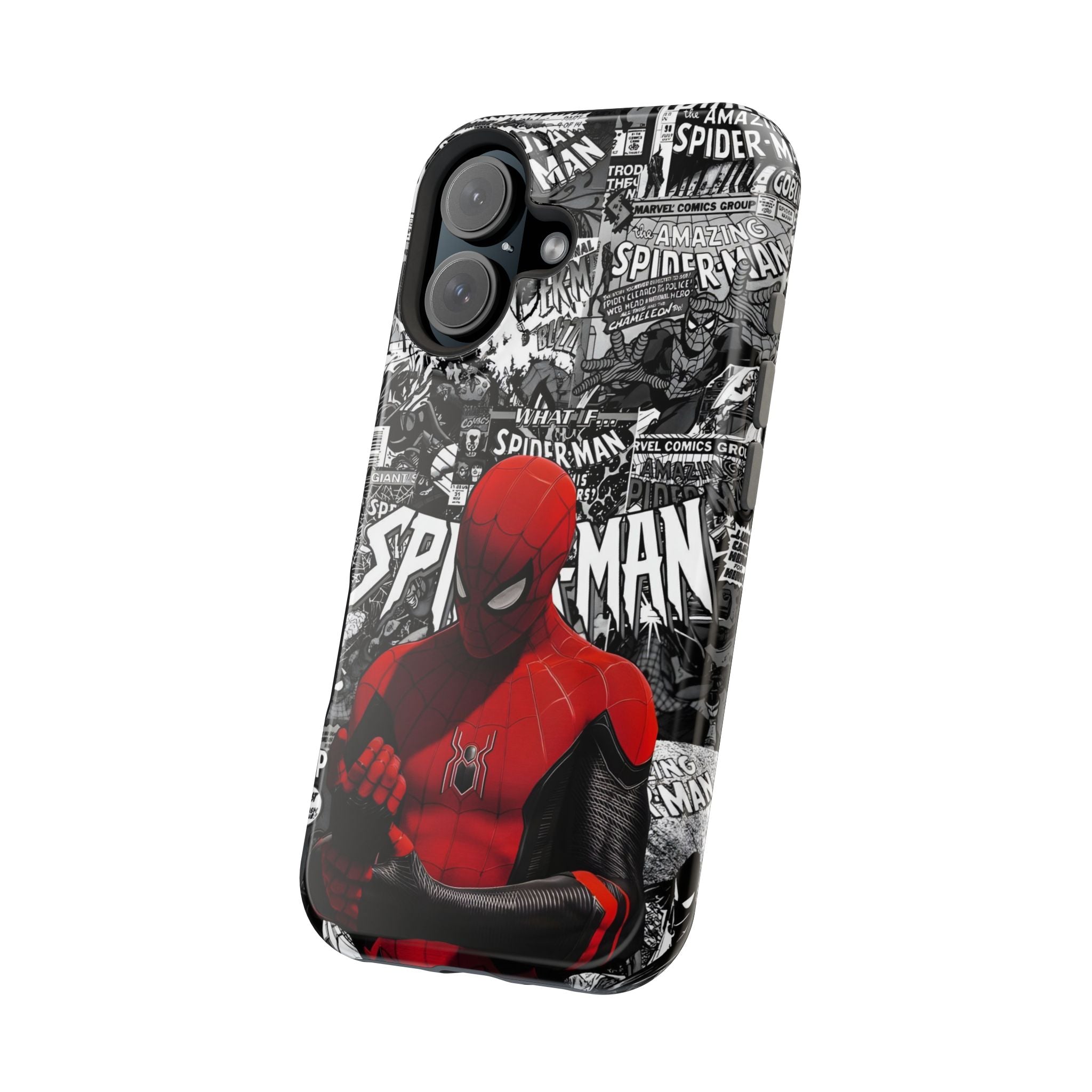 Spider-Man Magnetic Tough Case, Superhero Phone Cover, Gifts for Comic Book Fans, Durable Phone Protection, Kids and Adult Accessories