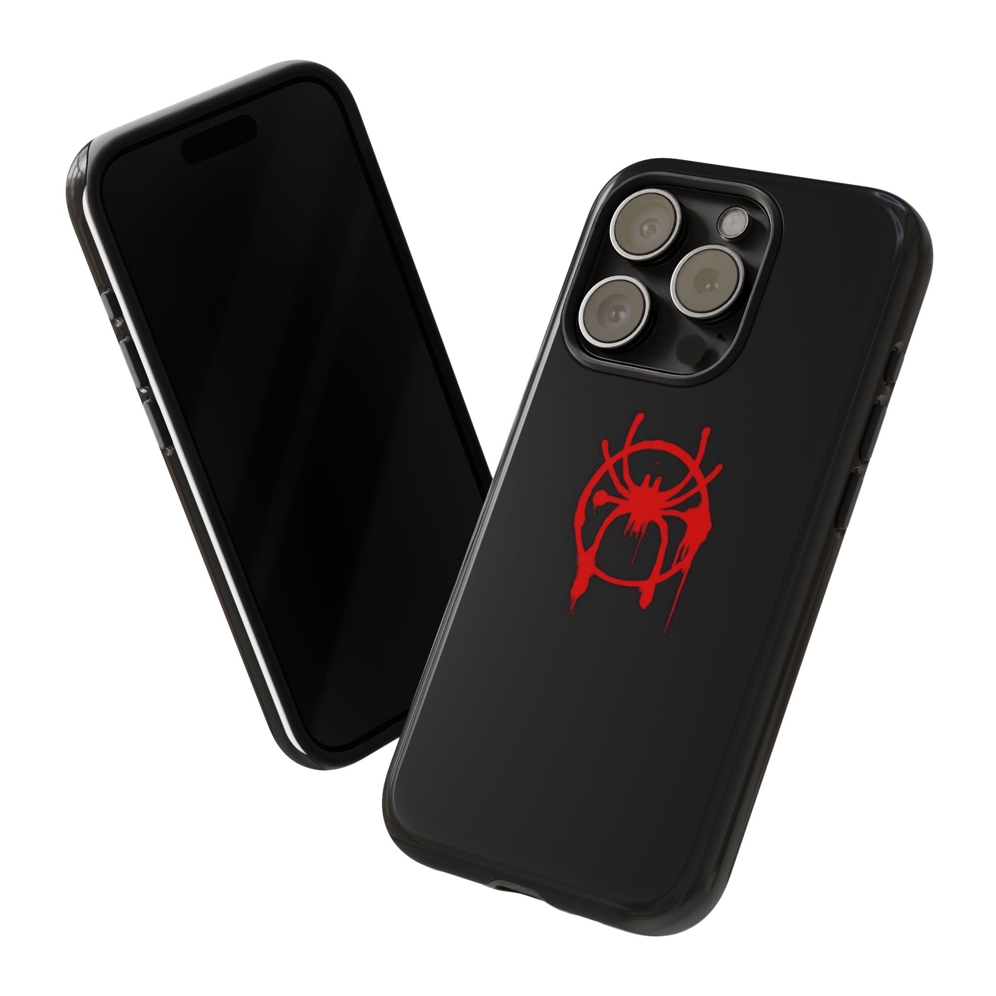 Red Spider Graphic Phone Case, Tough Phone Cover, Custom Mobile Protector, Stylish Gadget Accessory, Gift for Spider Fans