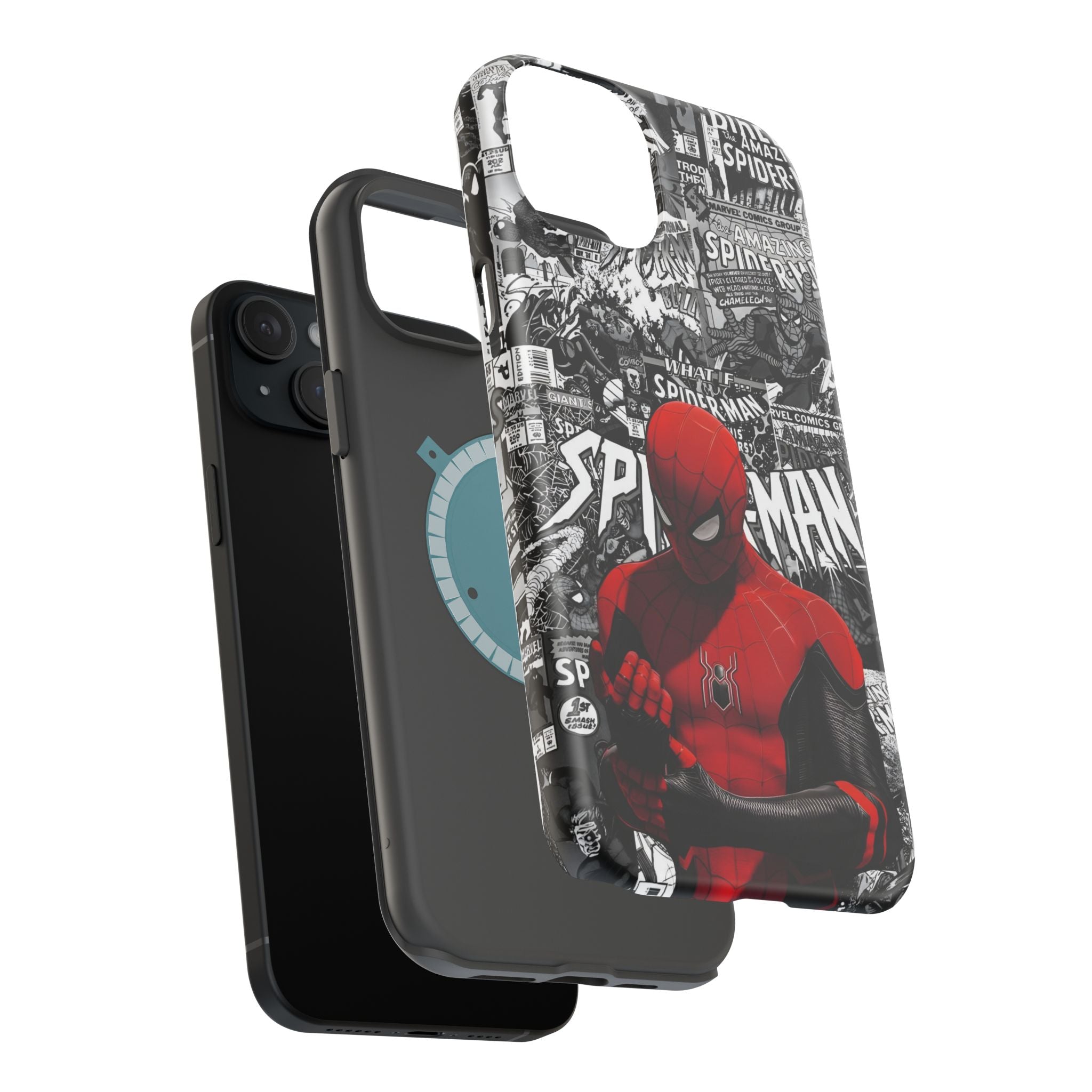 Spider-Man Magnetic Tough Case, Superhero Phone Cover, Gifts for Comic Book Fans, Durable Phone Protection, Kids and Adult Accessories
