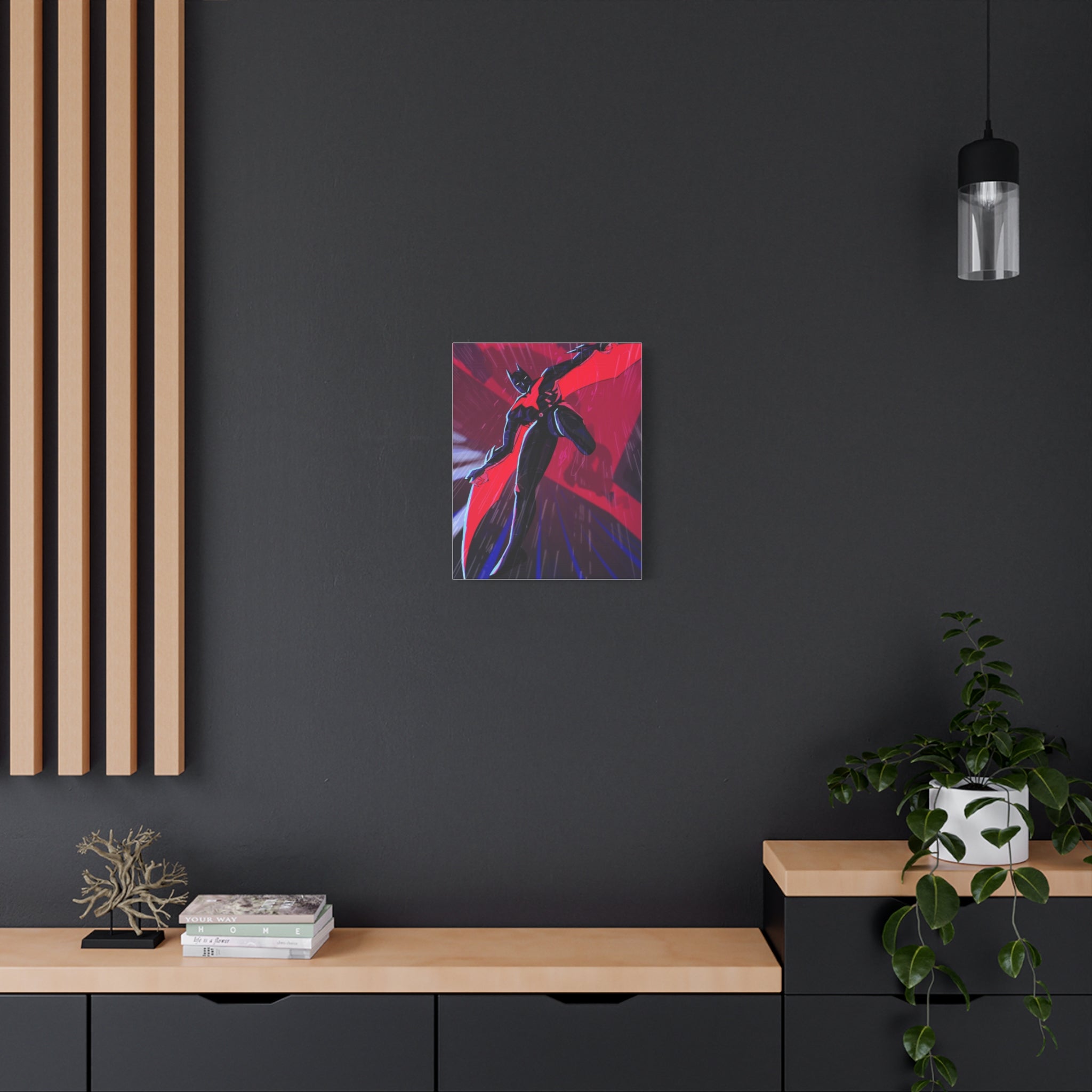 Stretched Canvas Art Print, Gothic Wall Decor, Perfect Gift for Art Lovers, Modern Bedroom Decor, Unique Home Wall Art, Gift for Her