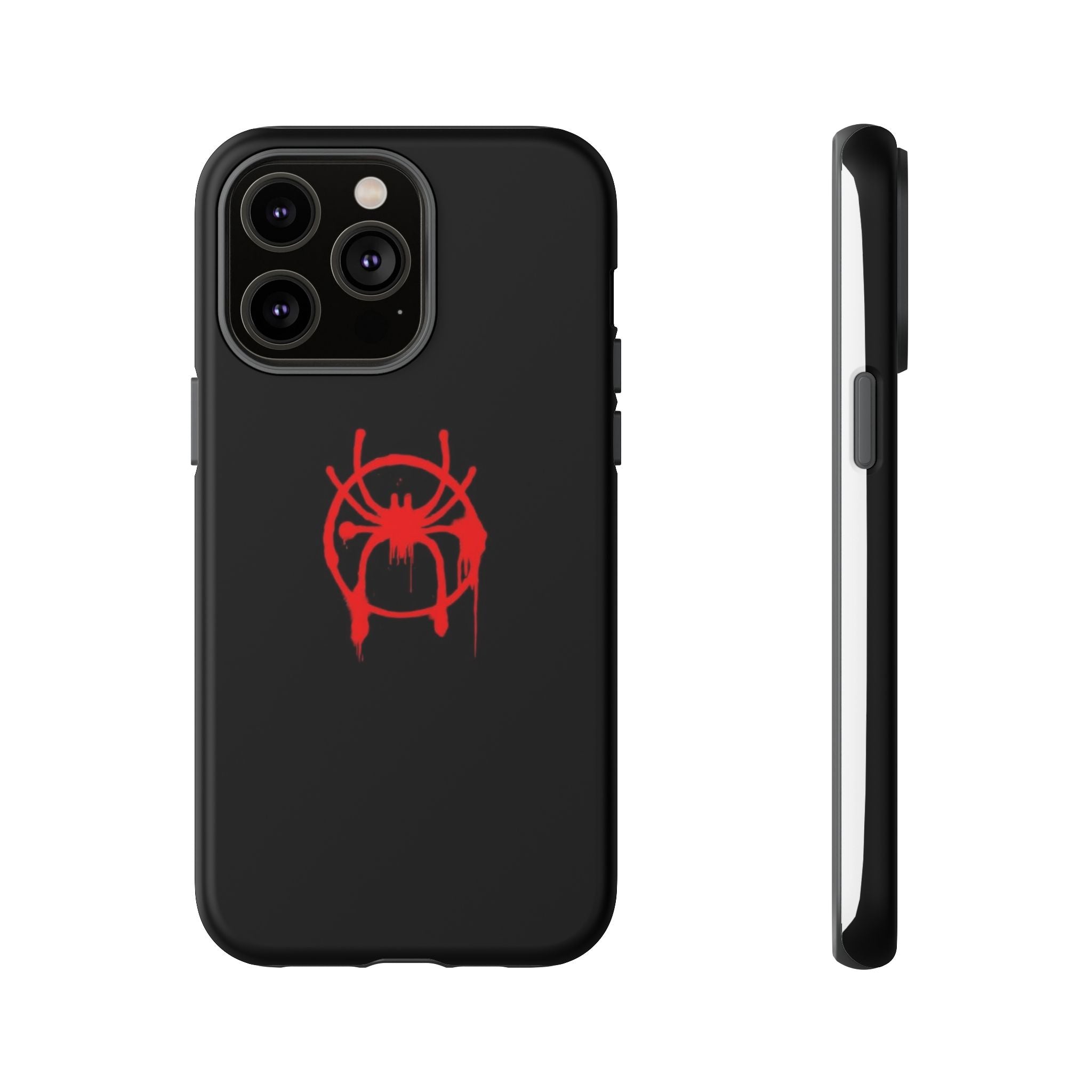 Red Spider Graphic Phone Case, Tough Phone Cover, Custom Mobile Protector, Stylish Gadget Accessory, Gift for Spider Fans