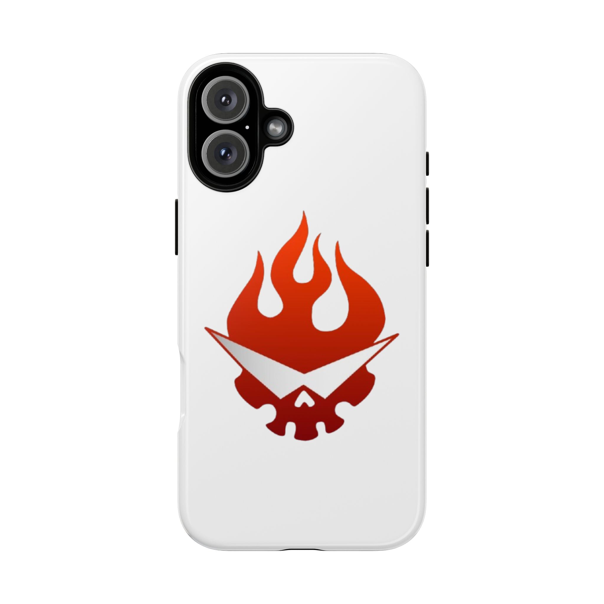 Bold Flame Phone Case, Tough Cases for Daily Protection, Stylish Accessories, Gift for Fire Lovers, Trendy Tech Gear
