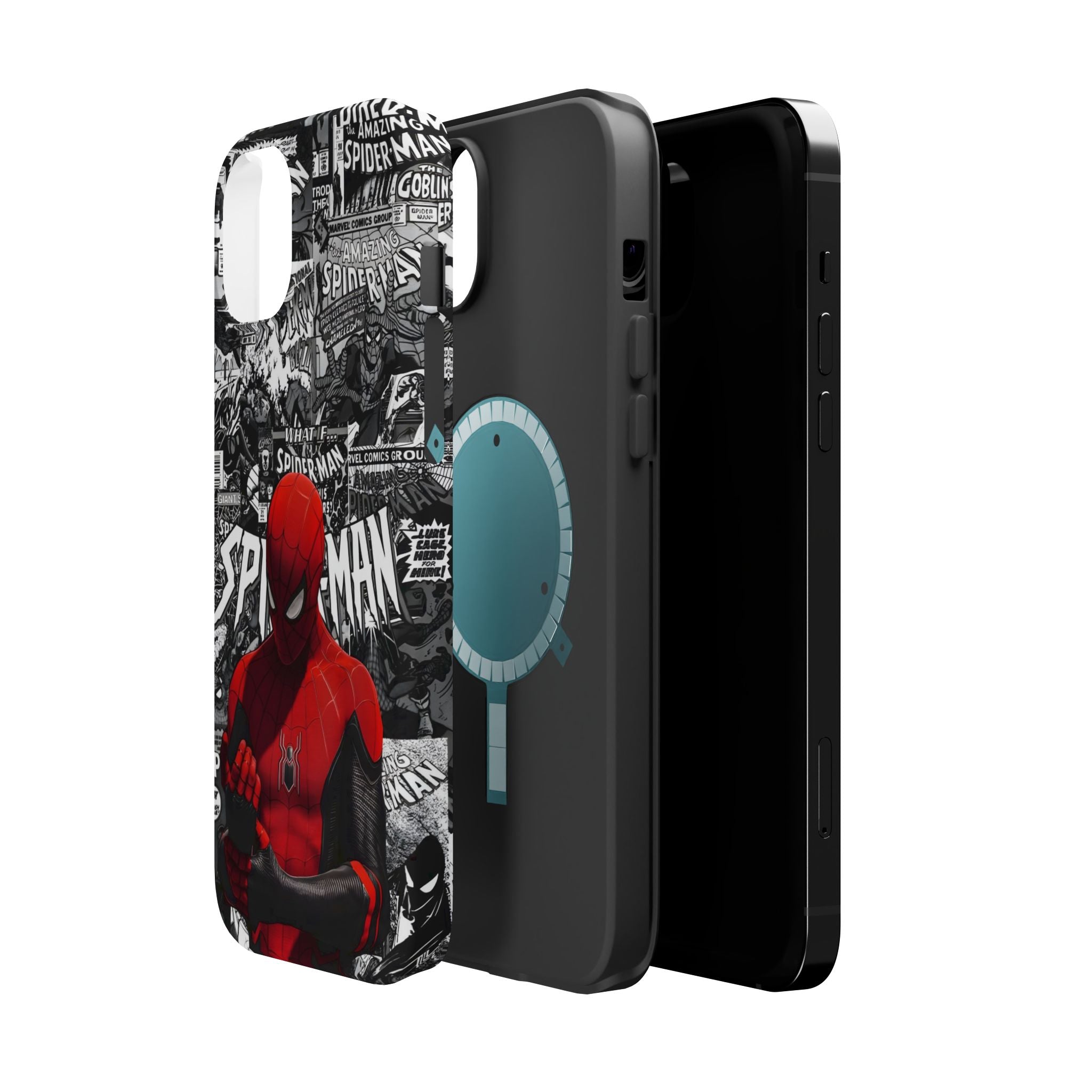 Spider-Man Magnetic Tough Case, Superhero Phone Cover, Gifts for Comic Book Fans, Durable Phone Protection, Kids and Adult Accessories