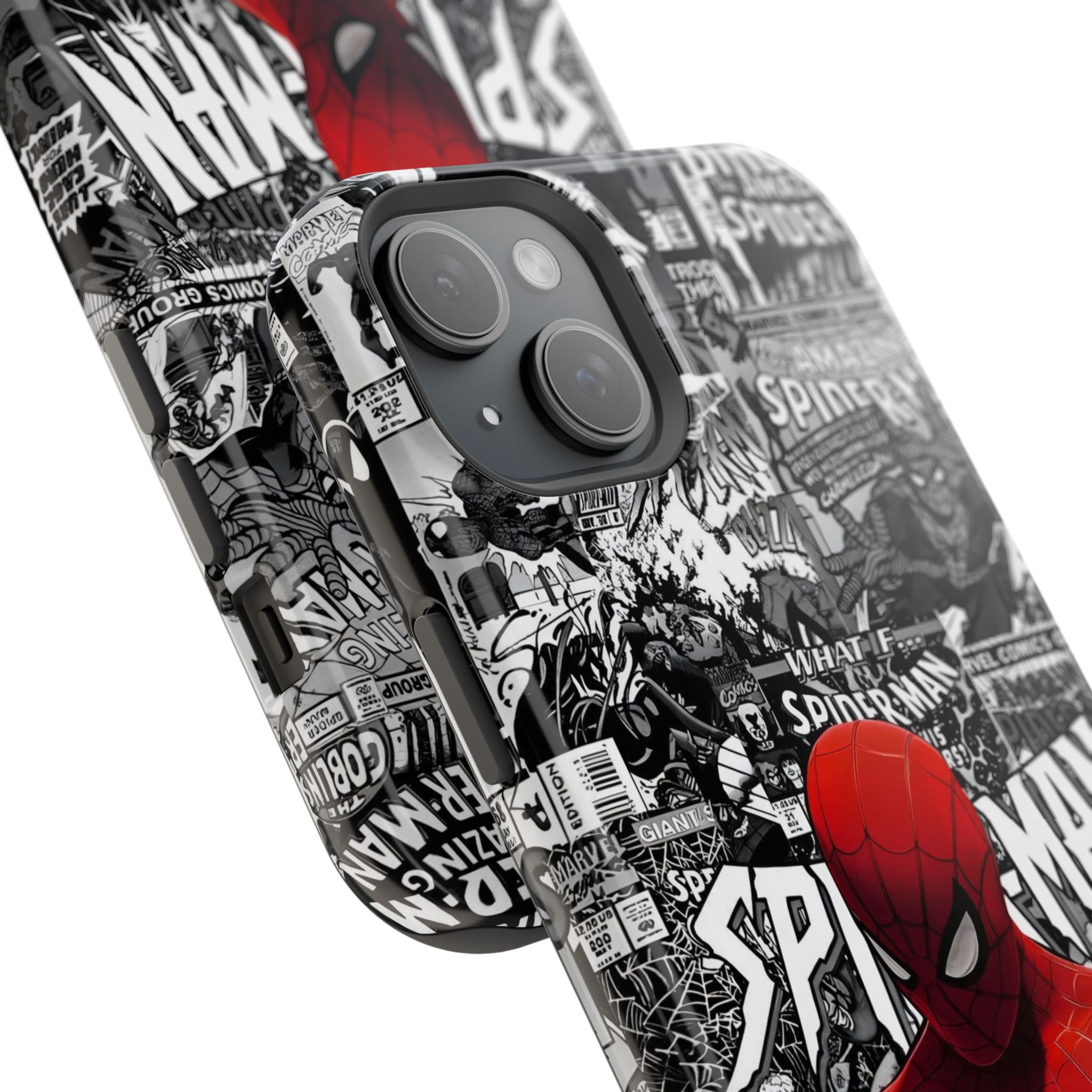 Spider-Man Magnetic Tough Case, Superhero Phone Cover, Gifts for Comic Book Fans, Durable Phone Protection, Kids and Adult Accessories
