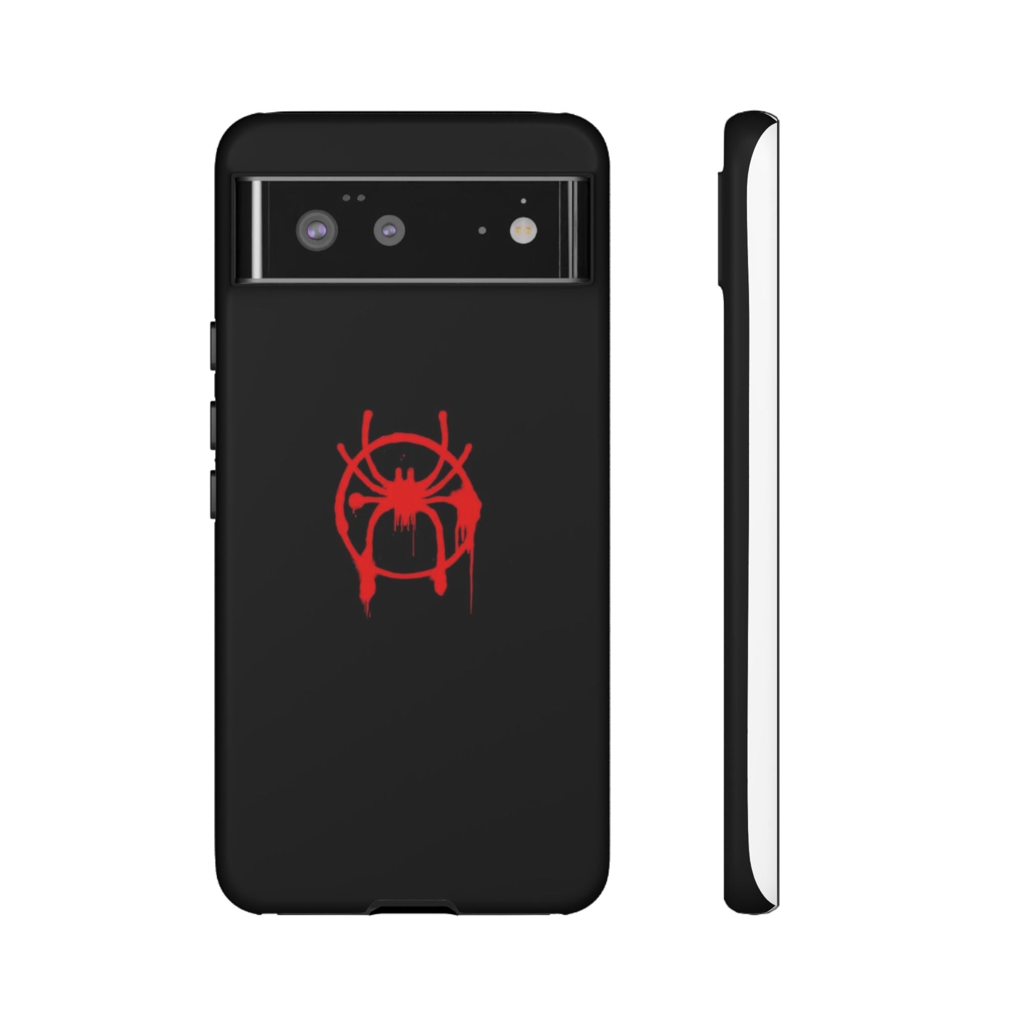 Red Spider Graphic Phone Case, Tough Phone Cover, Custom Mobile Protector, Stylish Gadget Accessory, Gift for Spider Fans