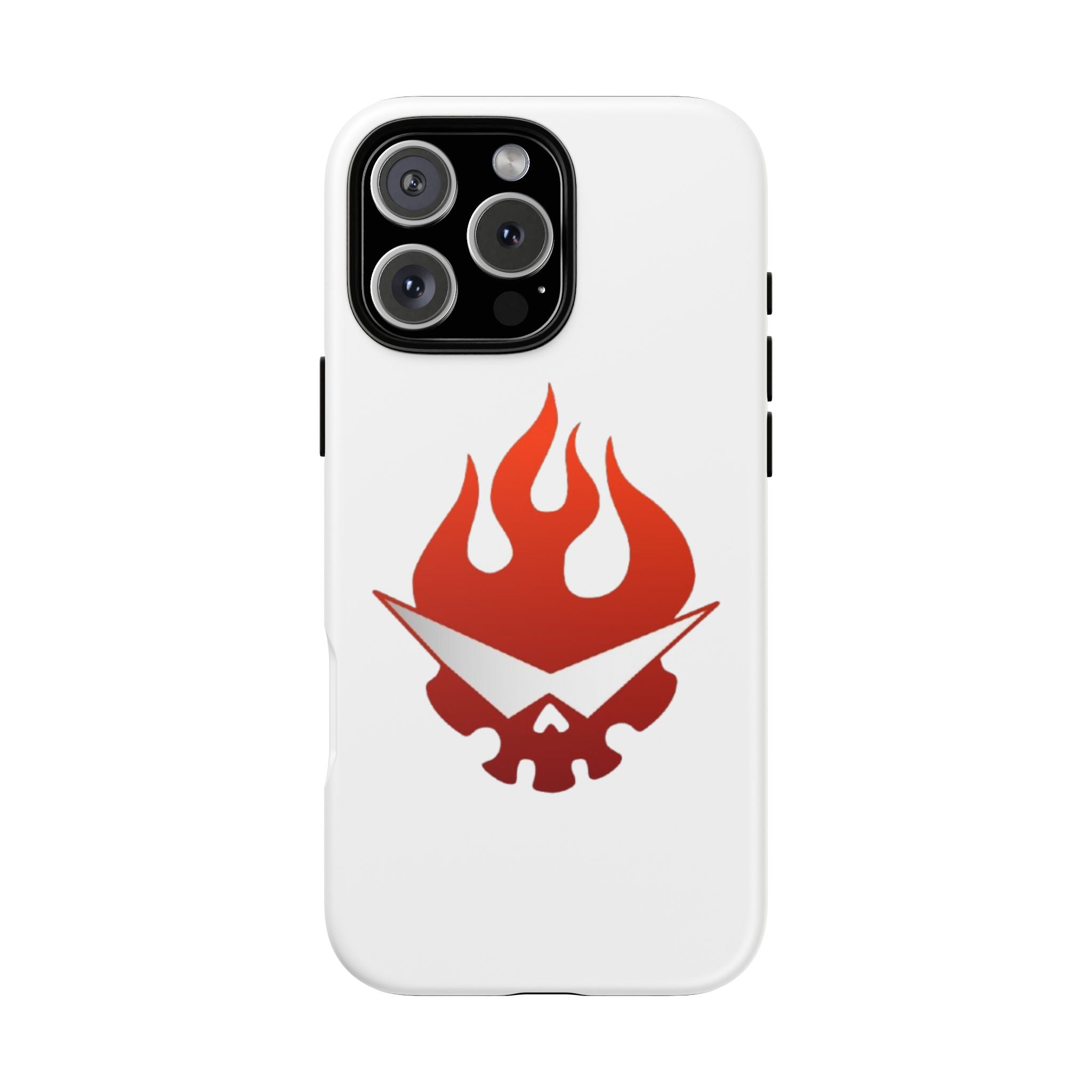 Bold Flame Phone Case, Tough Cases for Daily Protection, Stylish Accessories, Gift for Fire Lovers, Trendy Tech Gear