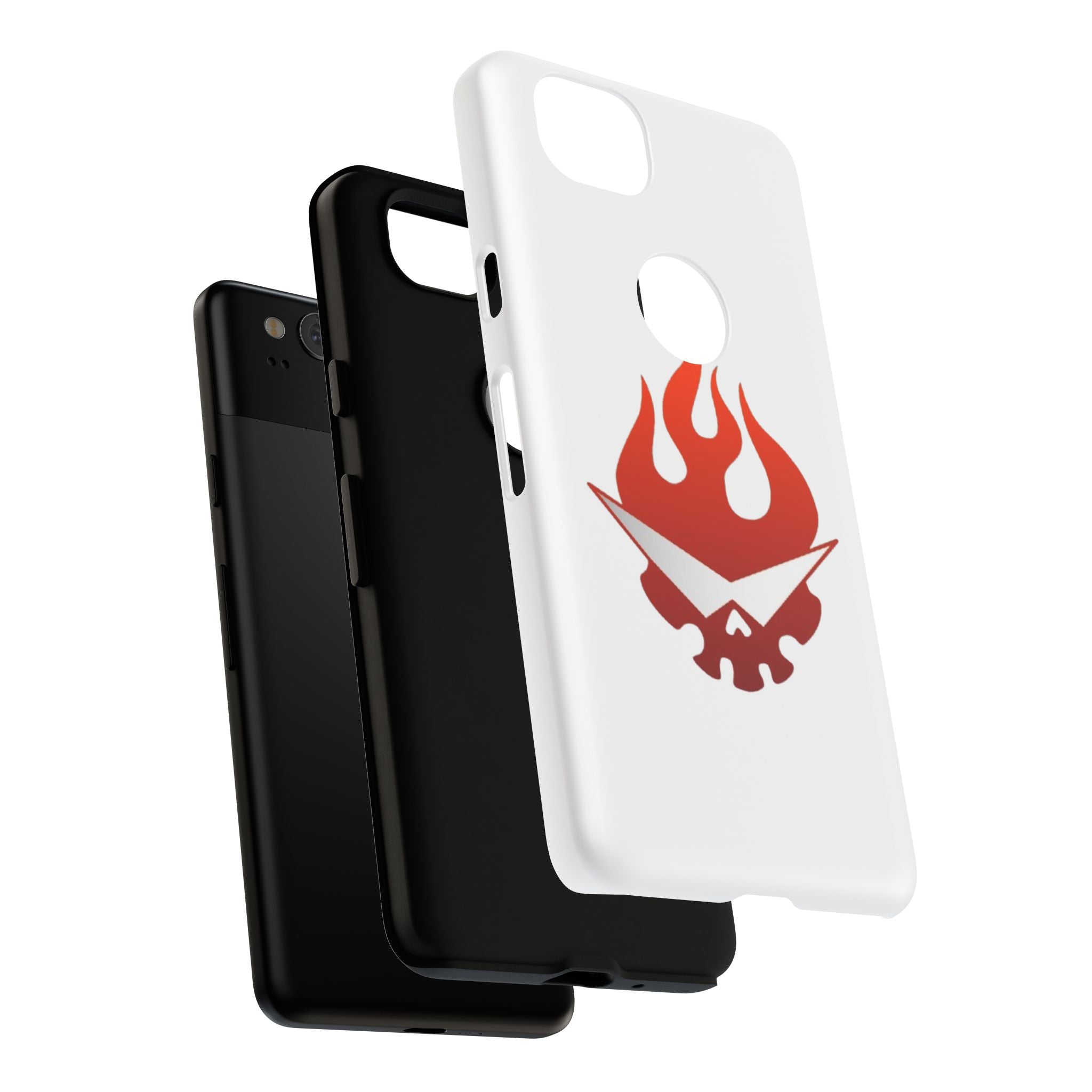 Bold Flame Phone Case, Tough Cases for Daily Protection, Stylish Accessories, Gift for Fire Lovers, Trendy Tech Gear