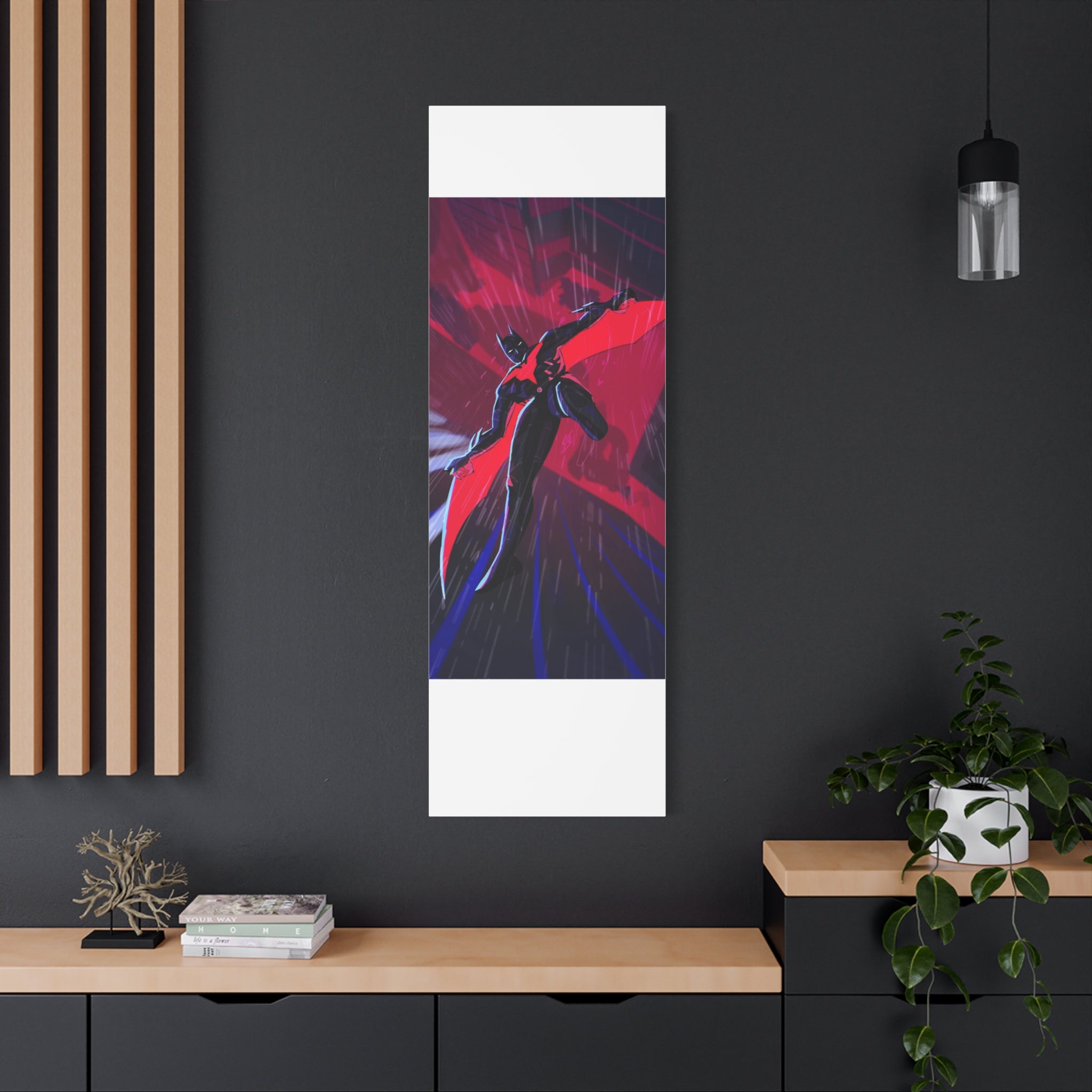Stretched Canvas Art Print, Gothic Wall Decor, Perfect Gift for Art Lovers, Modern Bedroom Decor, Unique Home Wall Art, Gift for Her