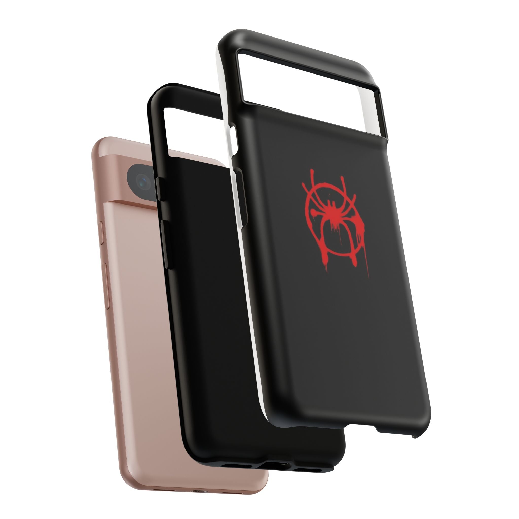 Red Spider Graphic Phone Case, Tough Phone Cover, Custom Mobile Protector, Stylish Gadget Accessory, Gift for Spider Fans
