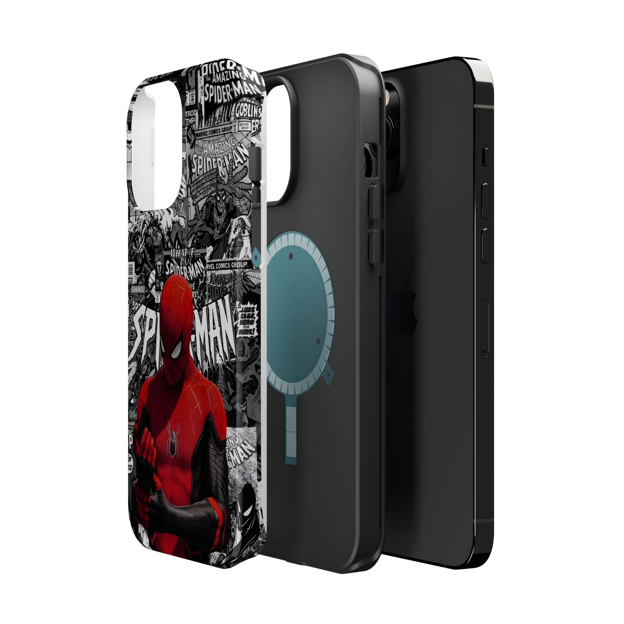 Spider-Man Magnetic Tough Case, Superhero Phone Cover, Gifts for Comic Book Fans, Durable Phone Protection, Kids and Adult Accessories