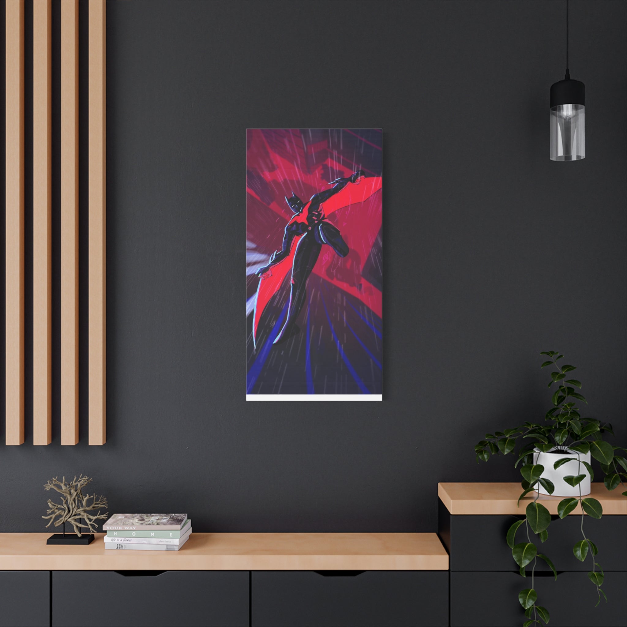 Stretched Canvas Art Print, Gothic Wall Decor, Perfect Gift for Art Lovers, Modern Bedroom Decor, Unique Home Wall Art, Gift for Her