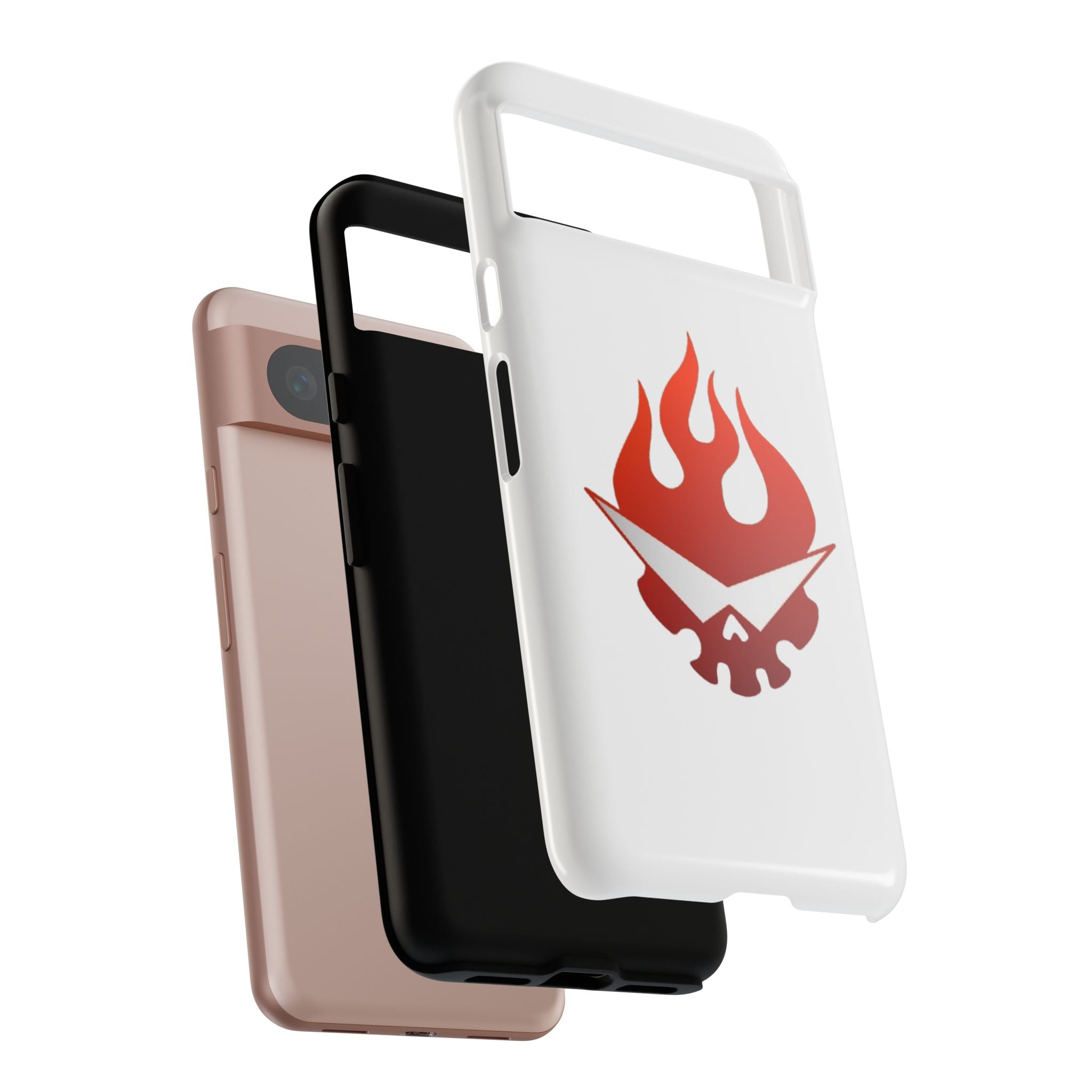 Bold Flame Phone Case, Tough Cases for Daily Protection, Stylish Accessories, Gift for Fire Lovers, Trendy Tech Gear