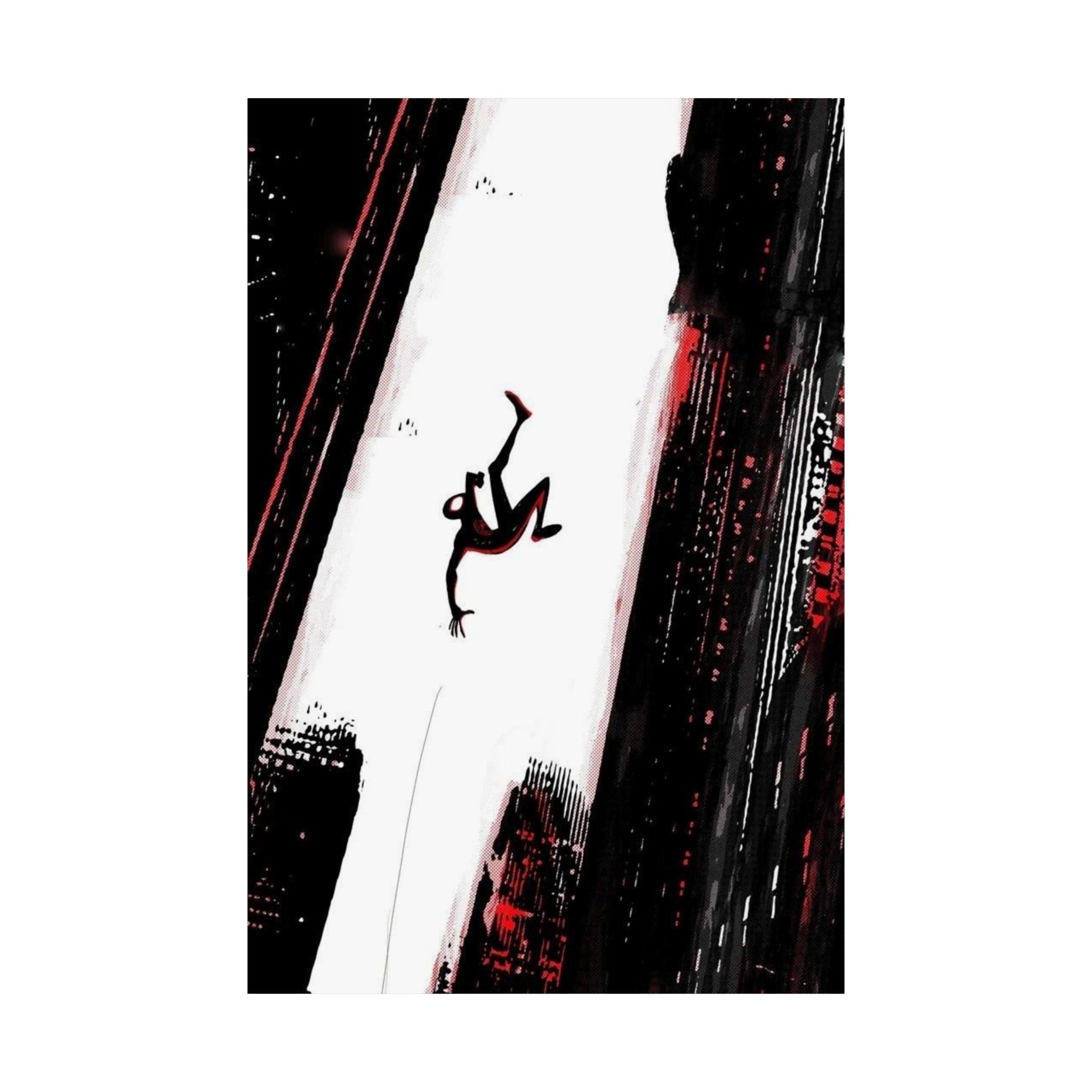 Dynamic Wall Art Prints, Bold Graphic Posters, Home Decor, Gift for Art Lovers, Modern Minimalist Poster, Spider Themed Artwork