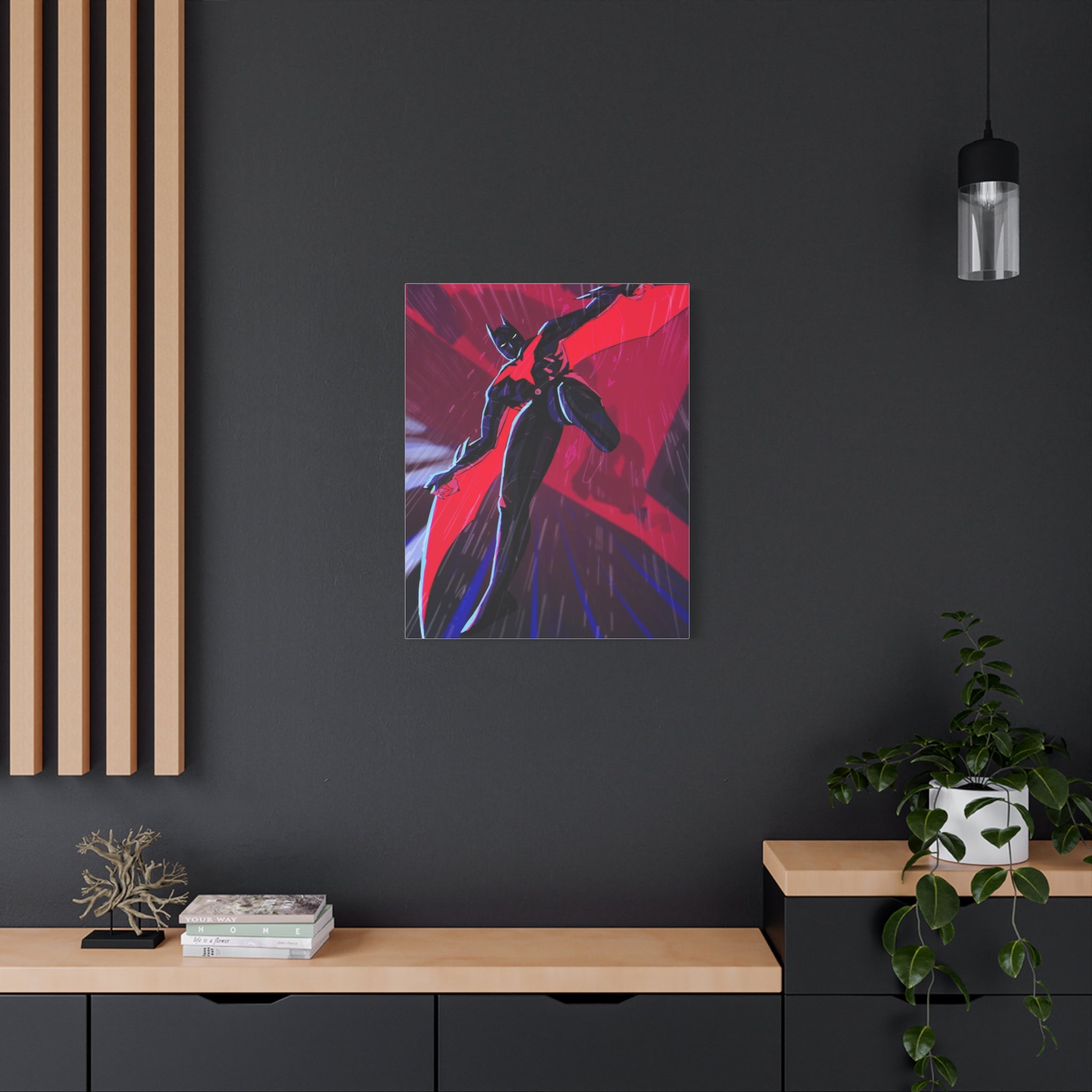 Stretched Canvas Art Print, Gothic Wall Decor, Perfect Gift for Art Lovers, Modern Bedroom Decor, Unique Home Wall Art, Gift for Her