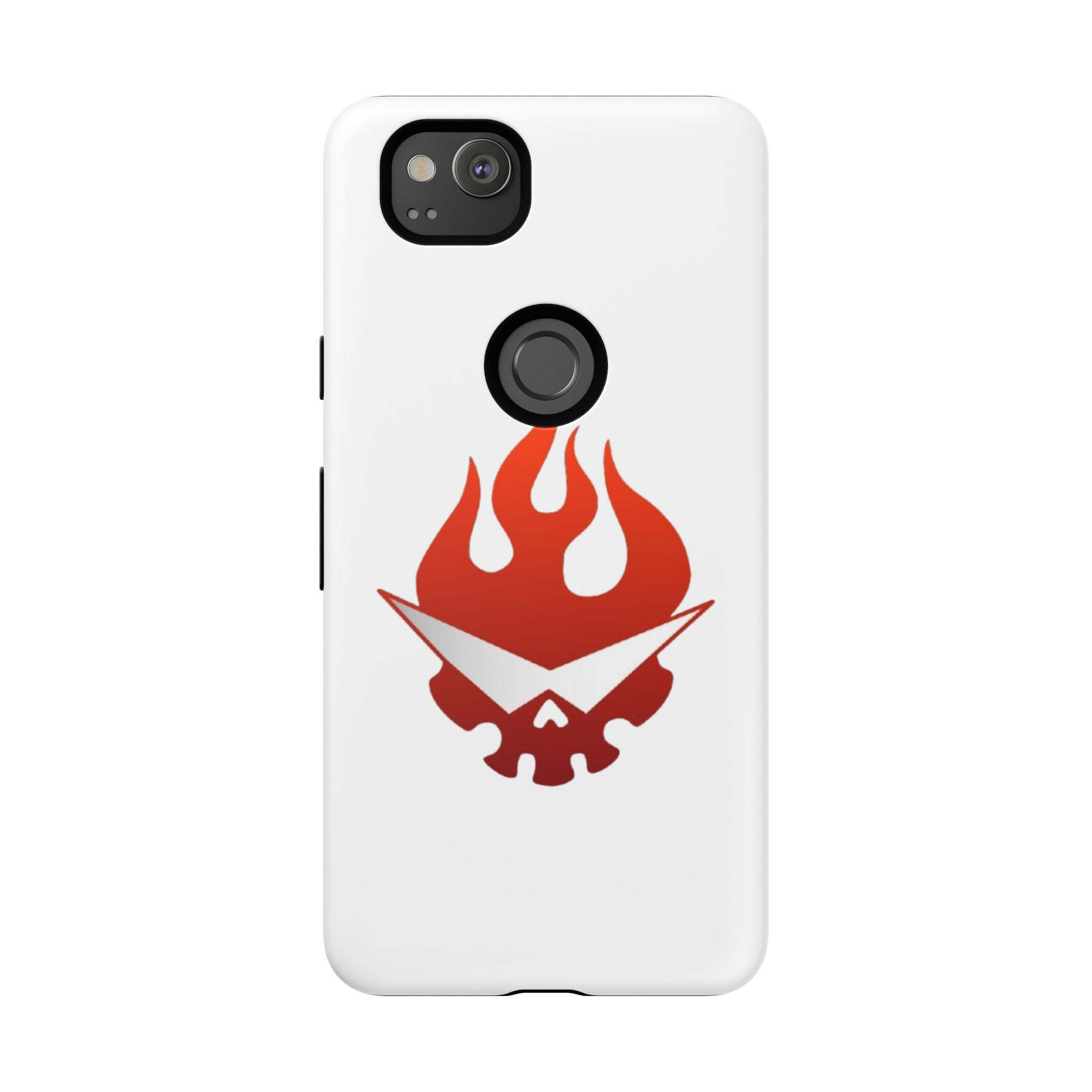 Bold Flame Phone Case, Tough Cases for Daily Protection, Stylish Accessories, Gift for Fire Lovers, Trendy Tech Gear