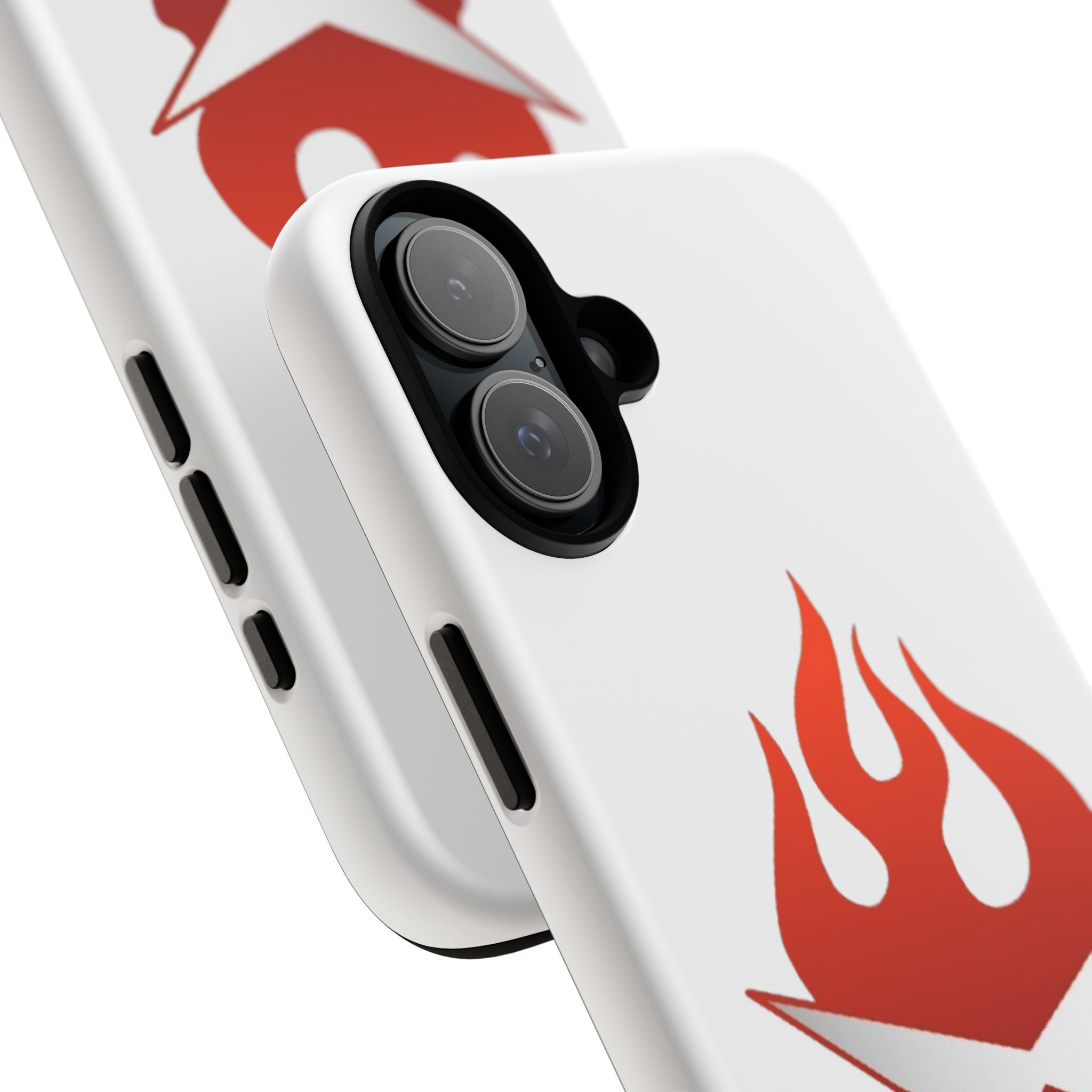 Bold Flame Phone Case, Tough Cases for Daily Protection, Stylish Accessories, Gift for Fire Lovers, Trendy Tech Gear