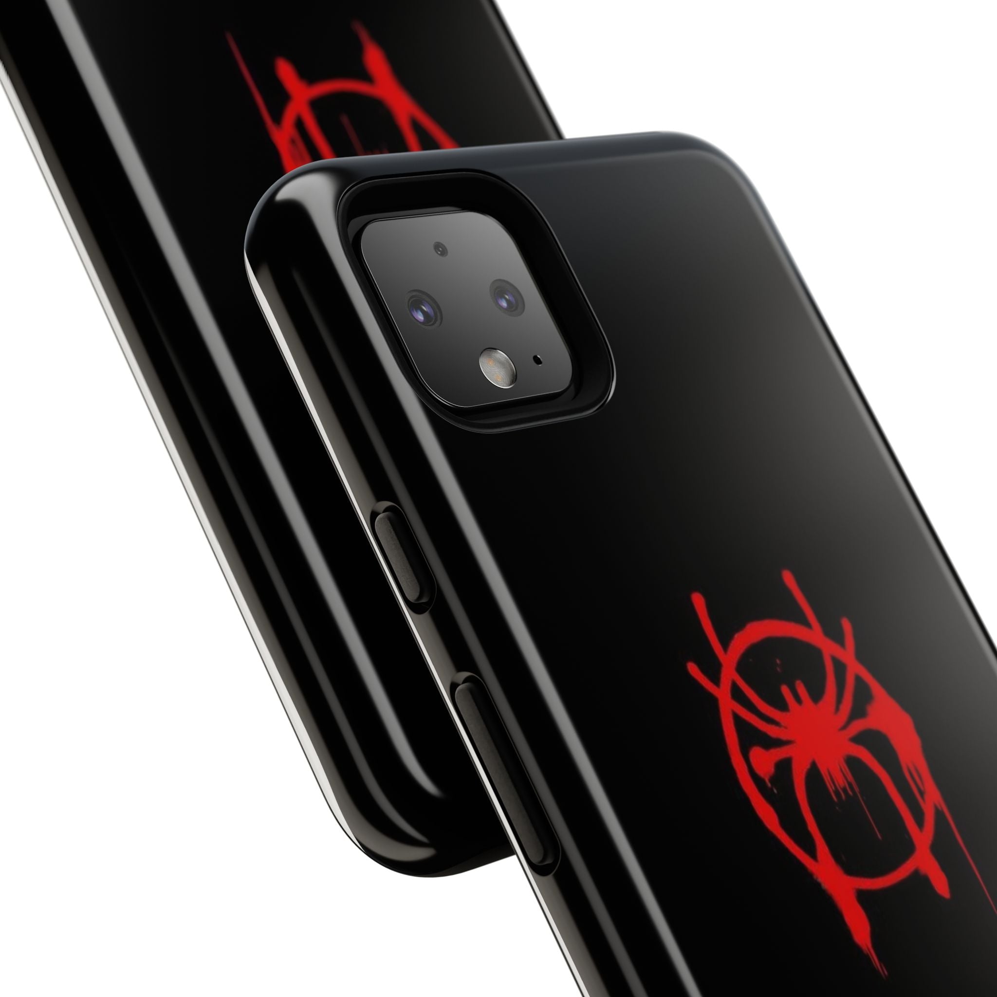 Red Spider Graphic Phone Case, Tough Phone Cover, Custom Mobile Protector, Stylish Gadget Accessory, Gift for Spider Fans
