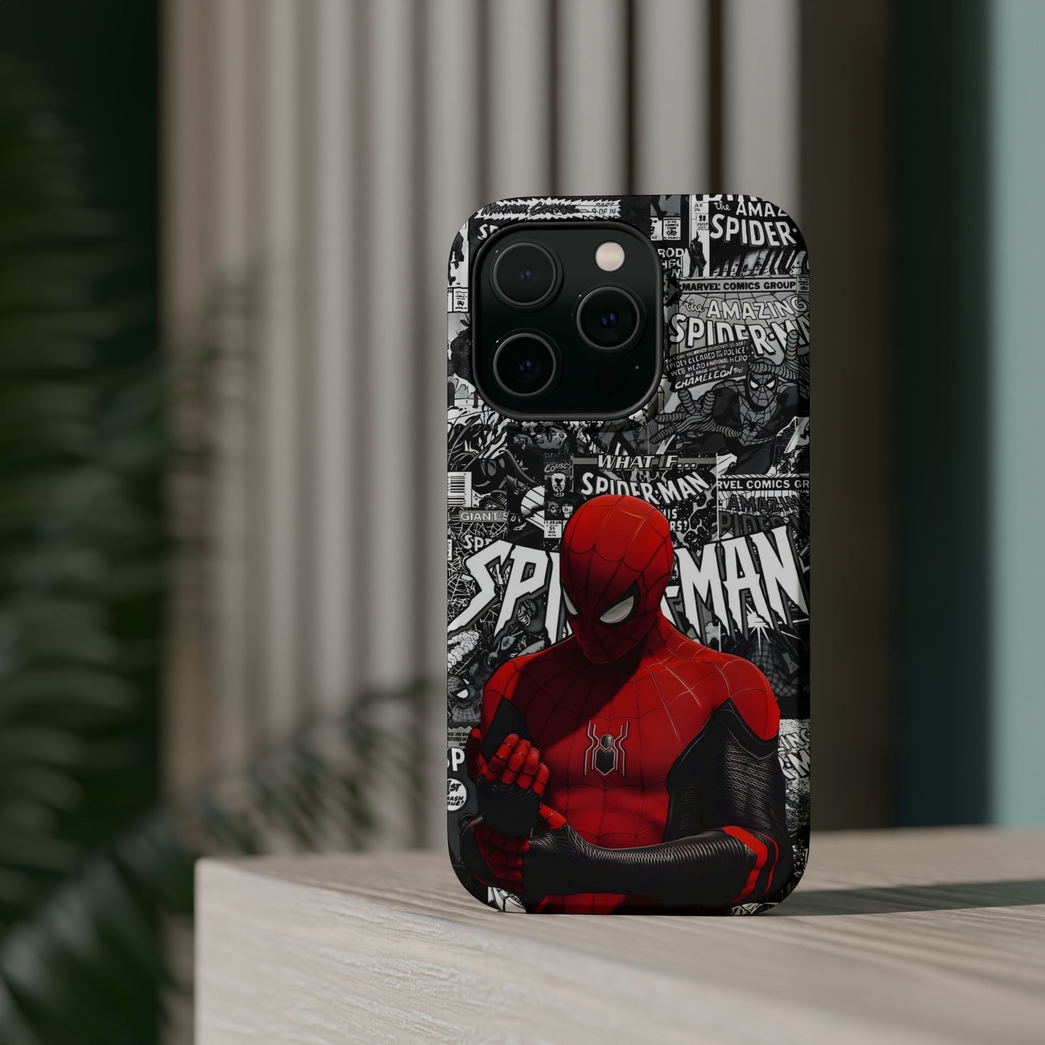 Spider-Man Magnetic Tough Case, Superhero Phone Cover, Gifts for Comic Book Fans, Durable Phone Protection, Kids and Adult Accessories