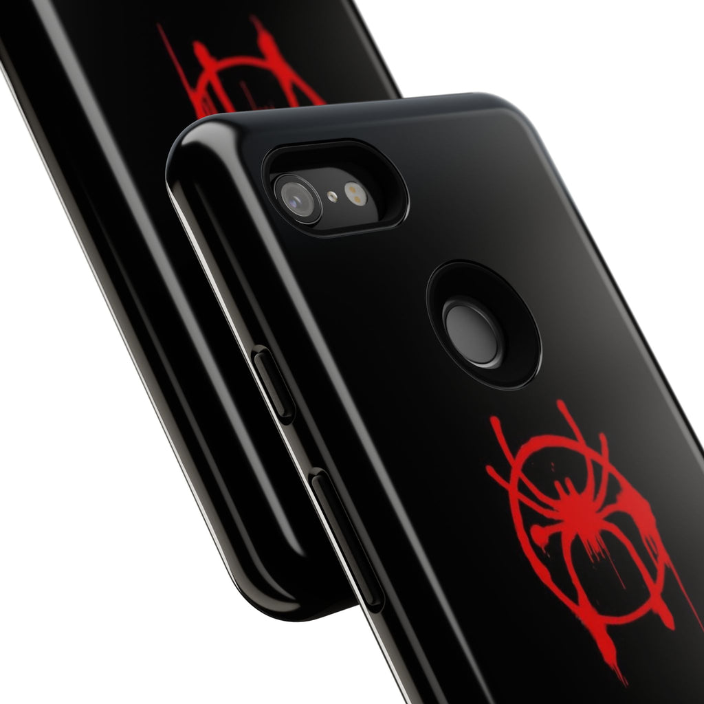 Red Spider Graphic Phone Case, Tough Phone Cover, Custom Mobile Protector, Stylish Gadget Accessory, Gift for Spider Fans