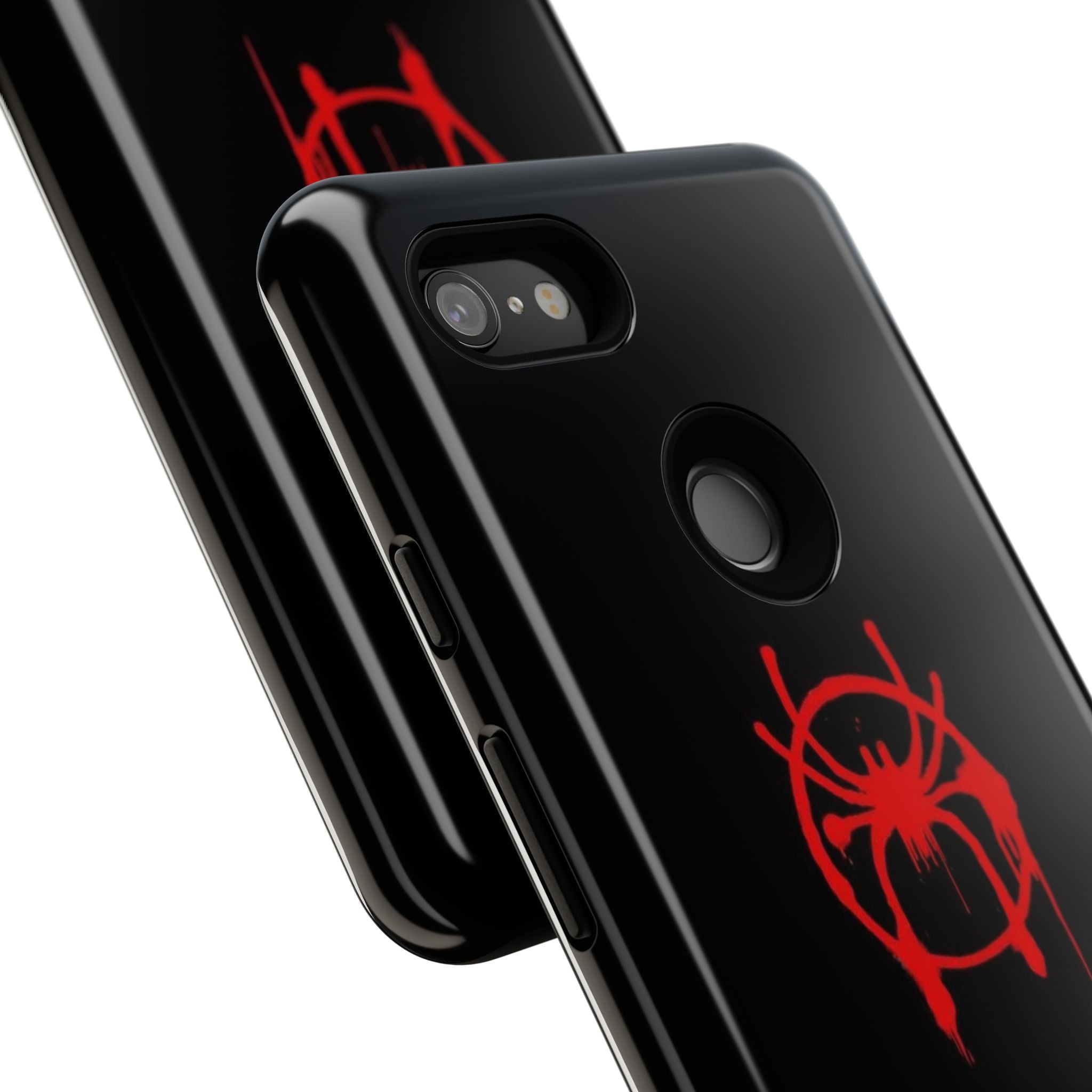 Red Spider Graphic Phone Case, Tough Phone Cover, Custom Mobile Protector, Stylish Gadget Accessory, Gift for Spider Fans